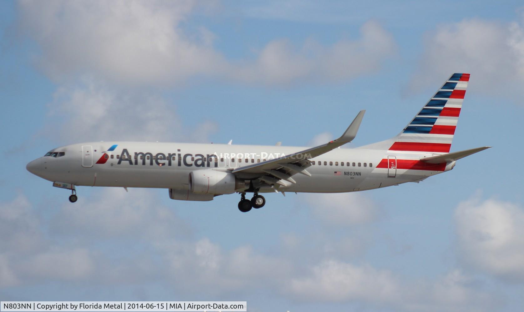 N803NN, 2009 Boeing 737-823 C/N 29566, American