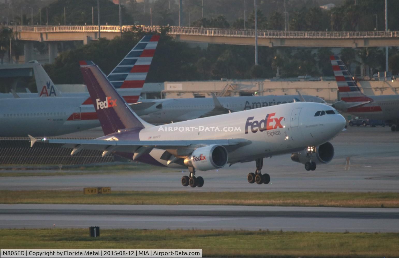 N805FD, 1988 Airbus A310-324 C/N 456, Fed Ex