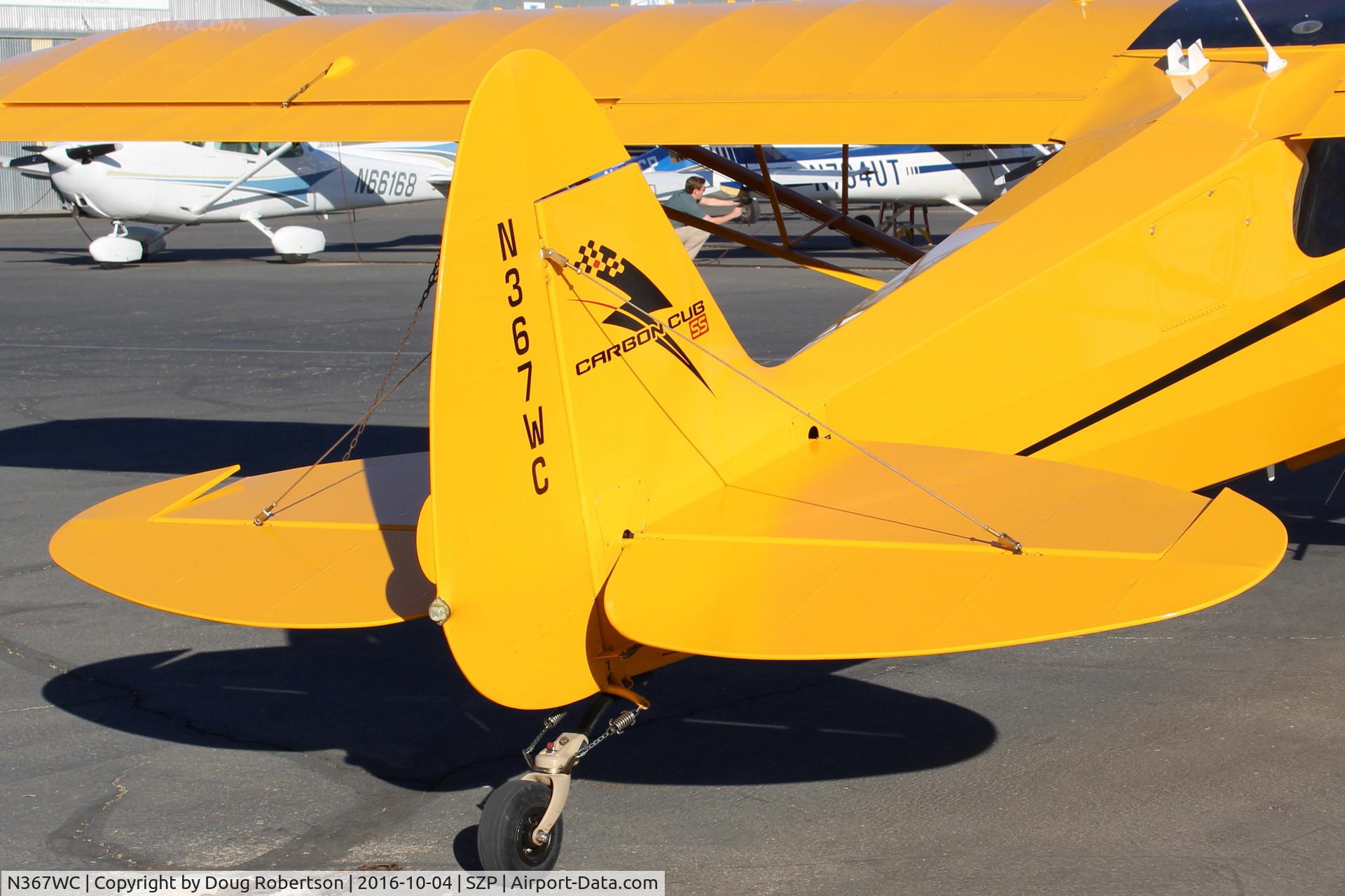 N367WC, Cub Crafters CC11-160 Carbon Cub SS C/N CC11-00151, 2010 CubCrafters CC11-160 CARBON CUB SS S-LSA, CubCrafters CC340 180 Hp for 5 minutes, 80 Hp continuous, tail logo