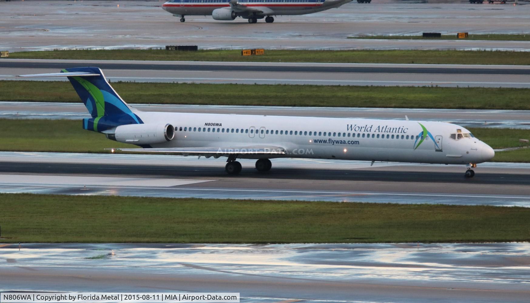 N806WA, 1991 McDonnell Douglas MD-83 (DC-9-83) C/N 53251, World Atlantic