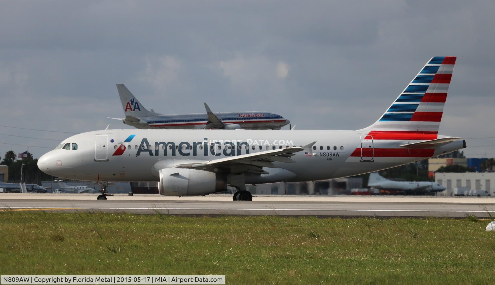 N809AW, 1999 Airbus A319-132 C/N 1111, American