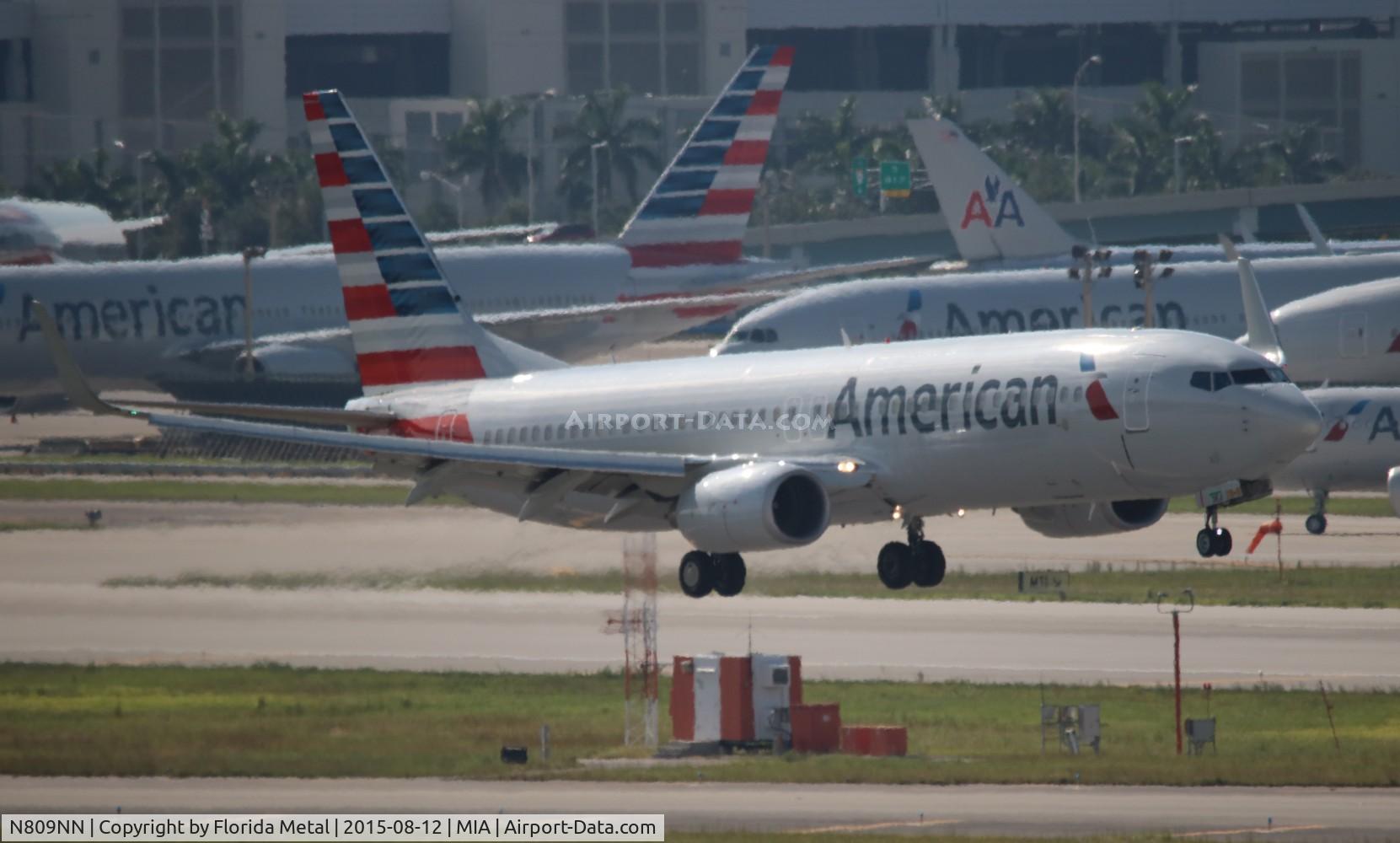 N809NN, 2009 Boeing 737-823 C/N 33519, American
