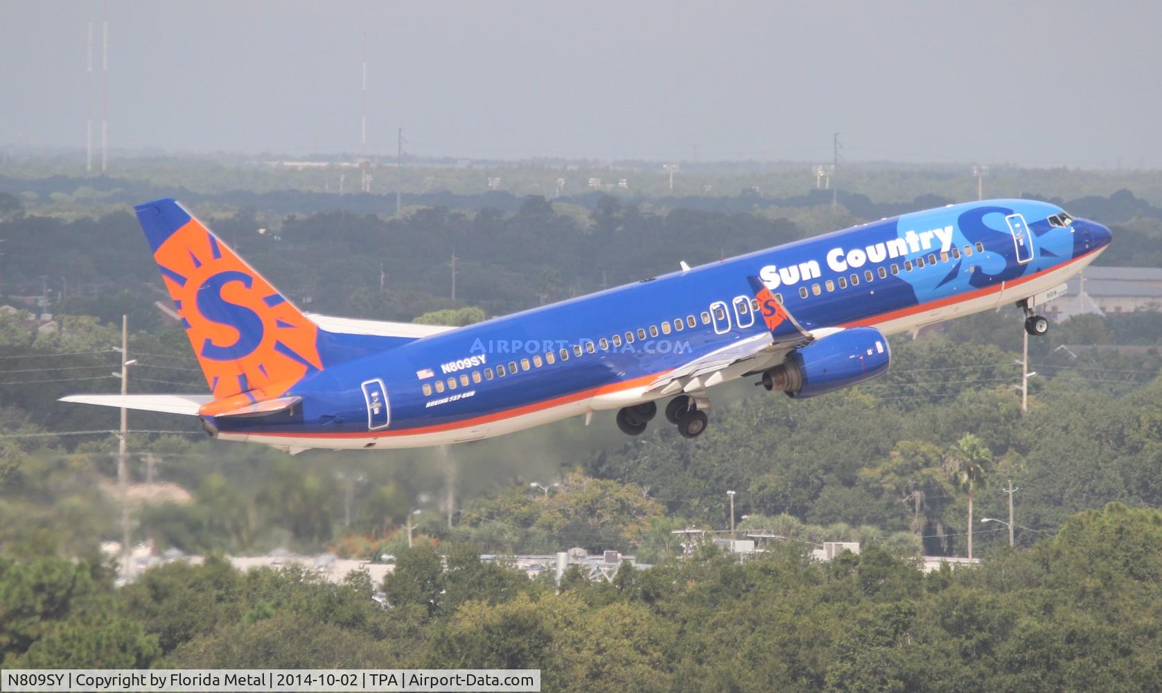 N809SY, 2005 Boeing 737-8Q8 C/N 30683, Sun Country