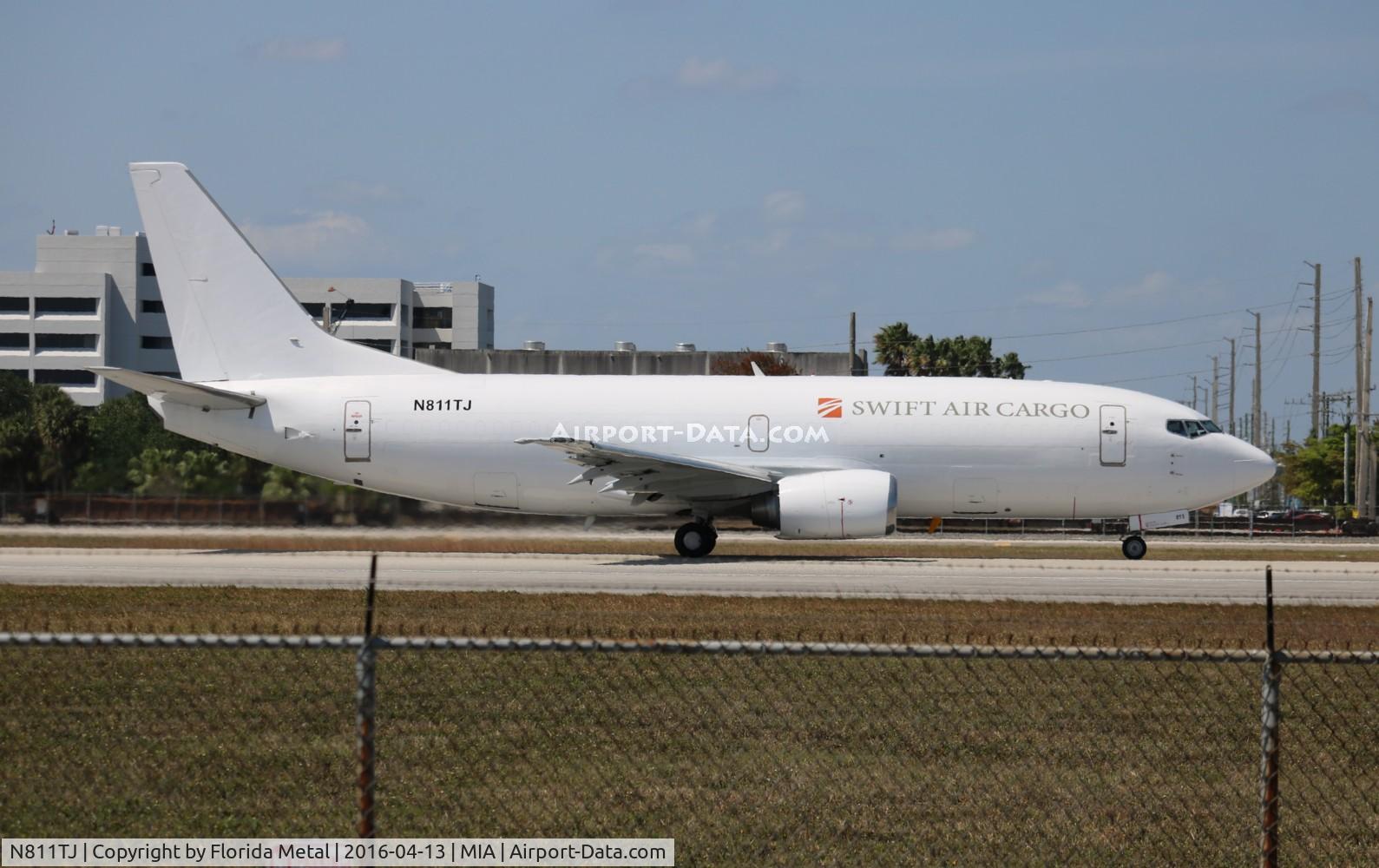 N811TJ, 1986 Boeing 737-306F C/N 23538, Swift Air Cargo