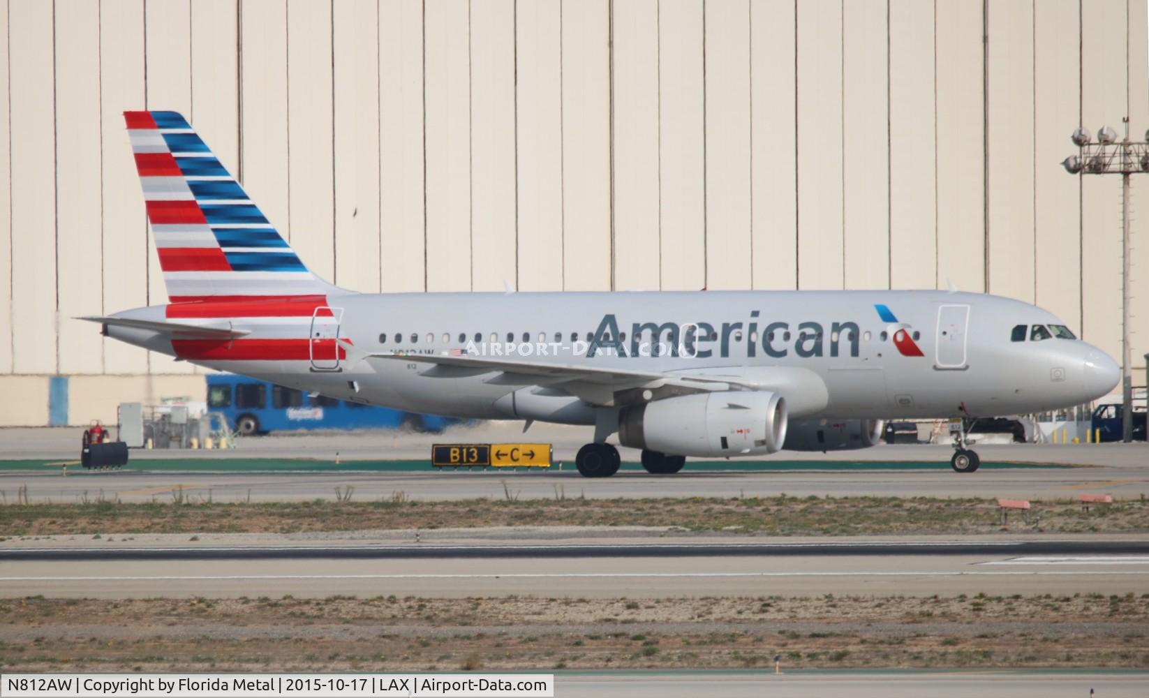 N812AW, 2000 Airbus A319-132 C/N 1178, American