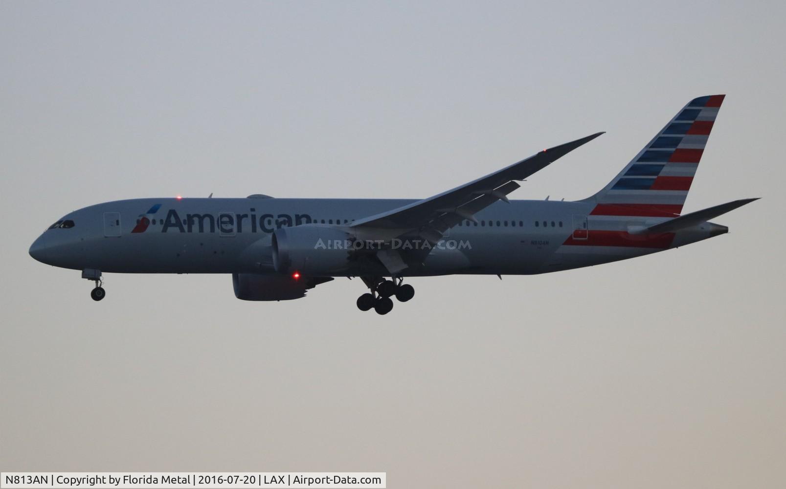 N813AN, 2016 Boeing 787-8 Dreamliner Dreamliner C/N 40631, American