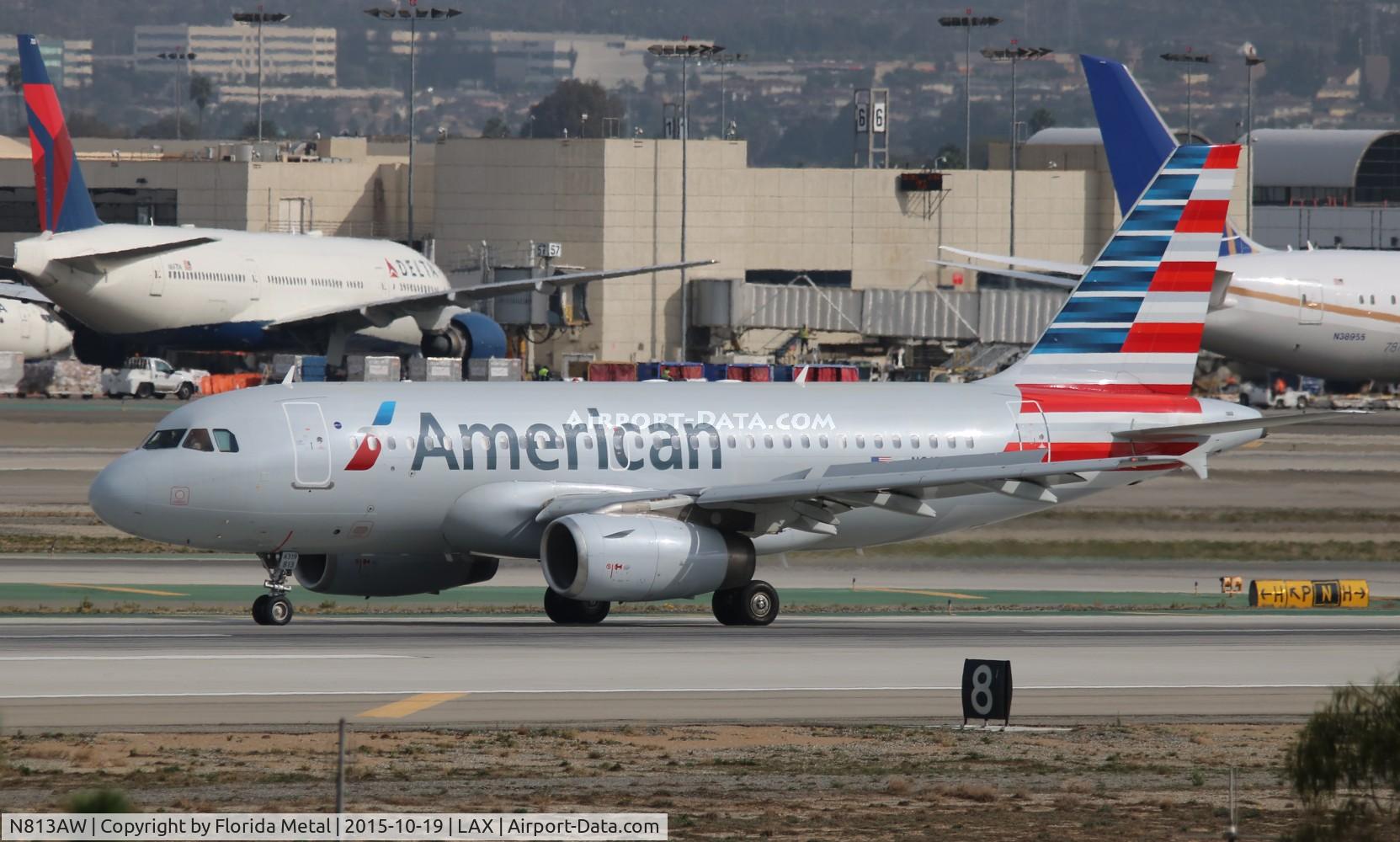 N813AW, 2000 Airbus A319-132 C/N 1223, American