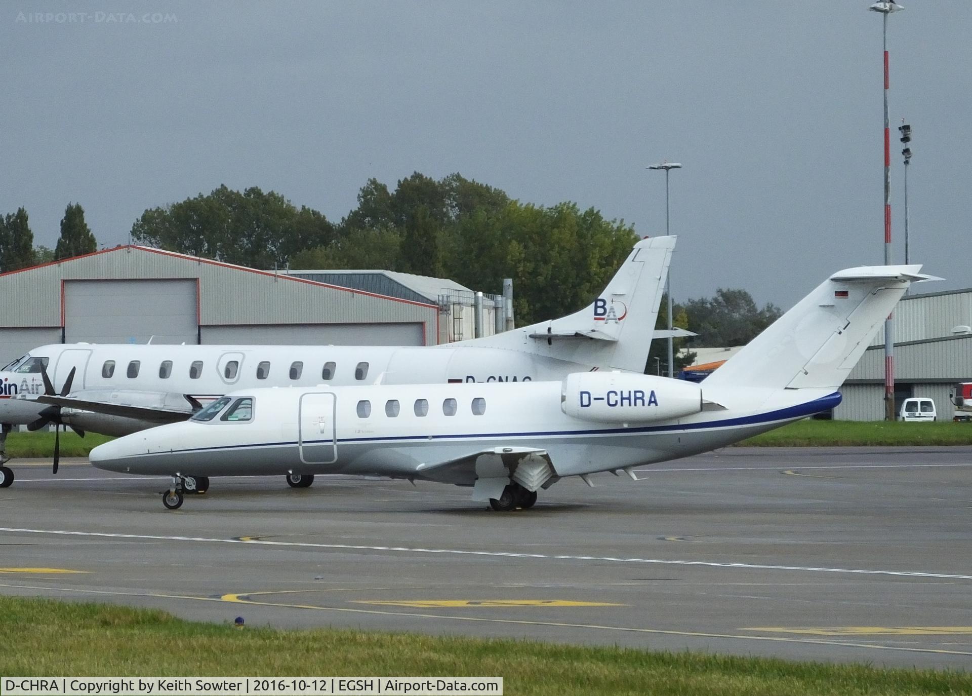 D-CHRA, 2011 Cessna 525C CitationJet CJ4 C/N 525C-0058, Executive ramp