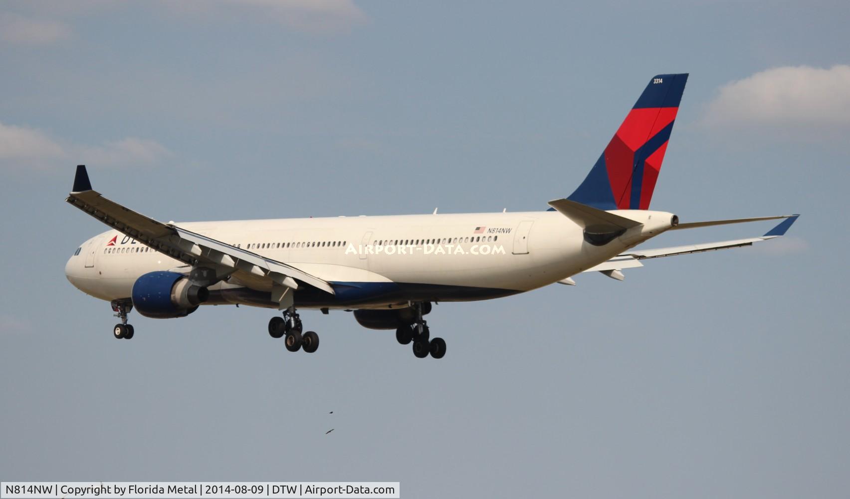 N814NW, 2006 Airbus A330-323 C/N 806, Delta