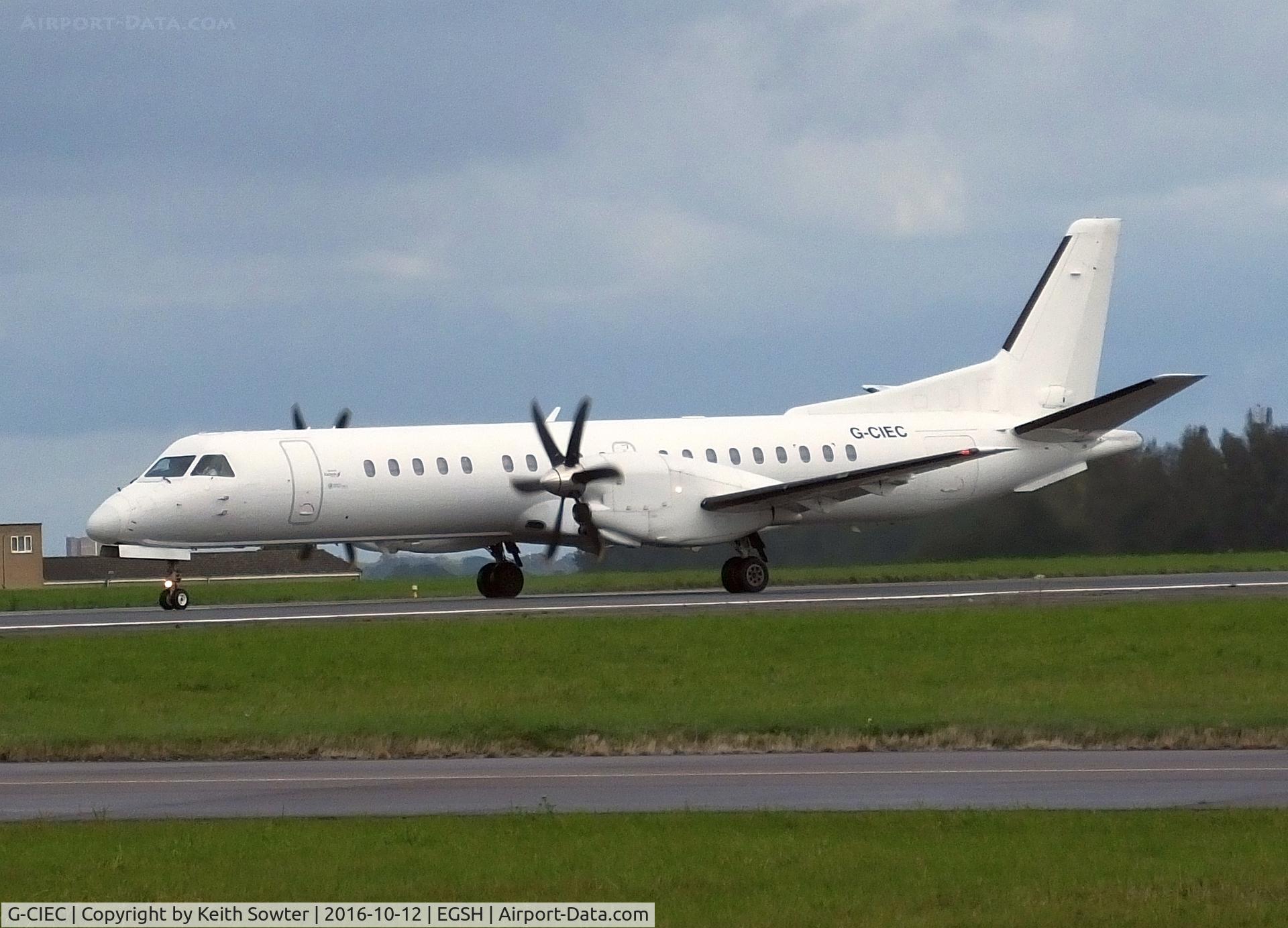 G-CIEC, 1996 Saab 2000 C/N 2000-037, Awaiting painting