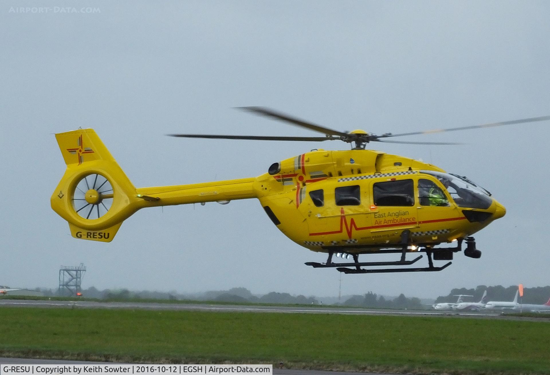 G-RESU, 2015 Airbus Helicopters EC-145T-2 (BK-117D-2) C/N 20052, flying doctors
