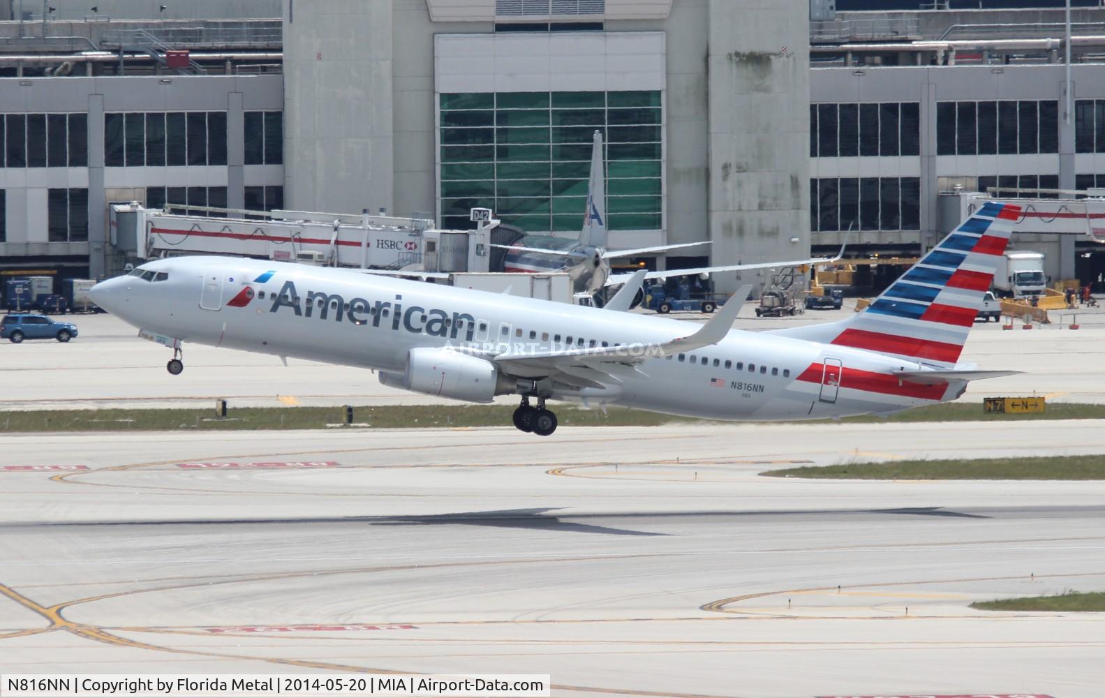 N816NN, 2009 Boeing 737-823 C/N 31081, American