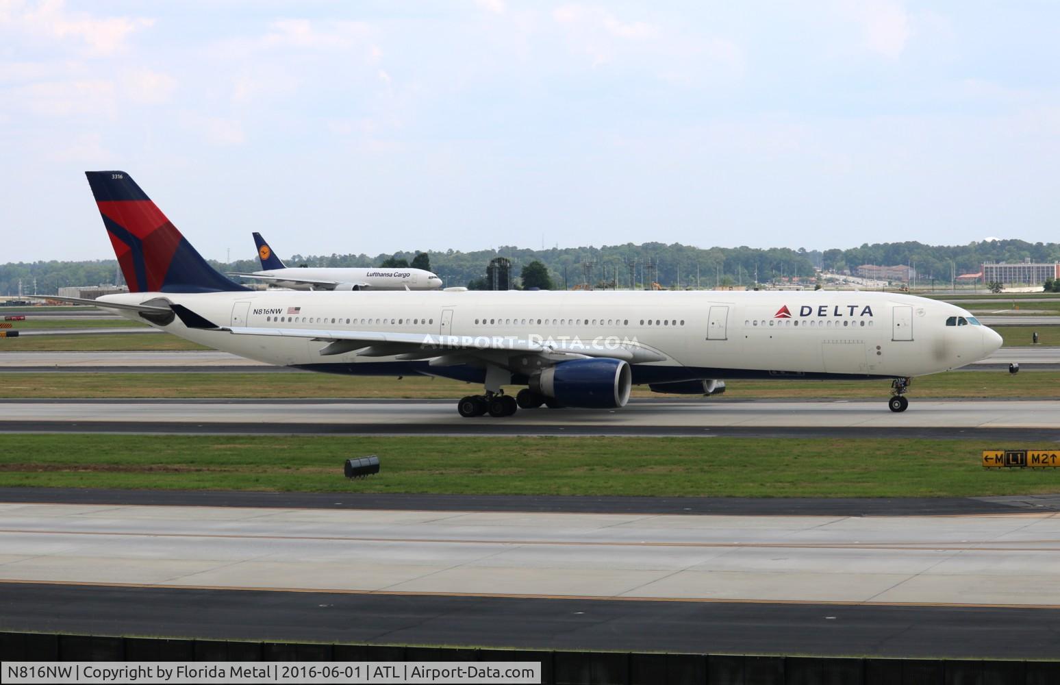 N816NW, 2007 Airbus A330-323X C/N 0827, Delta
