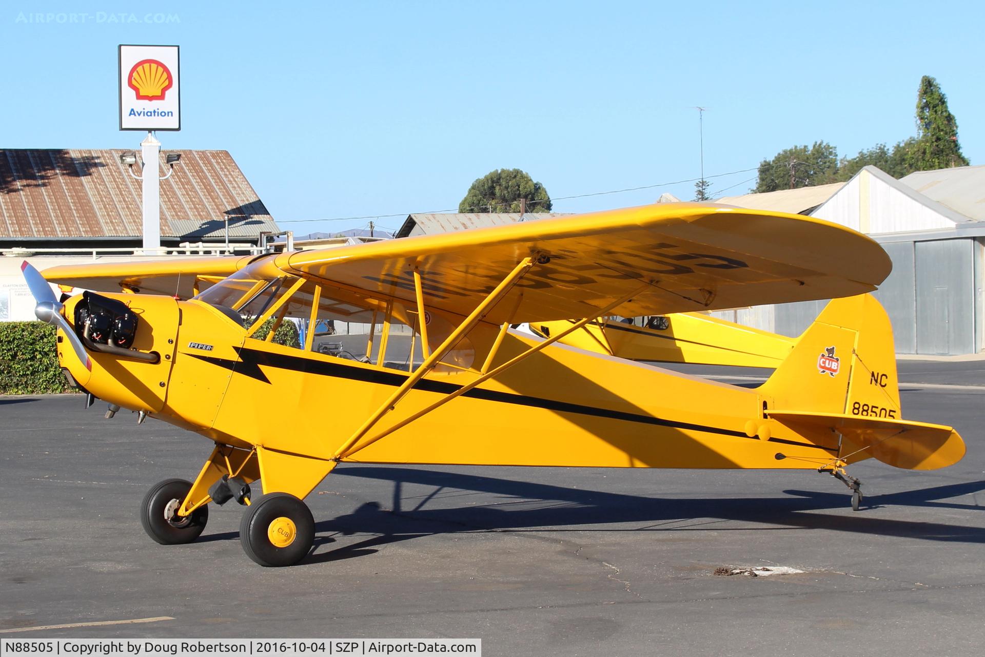 N88505, Piper J3C-65 Cub Cub C/N 16129, Piper J3C-65 CUB, Continental C65 65 Hp