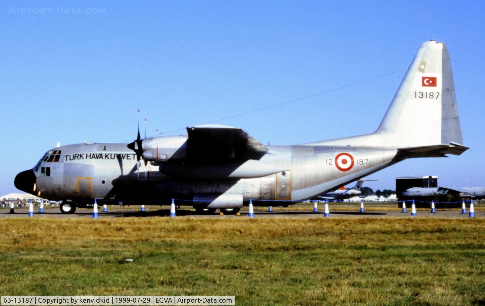 63-13187, 1964 Lockheed C-130E Hercules C/N 382-4012, On static display at the 1999 RIAT.