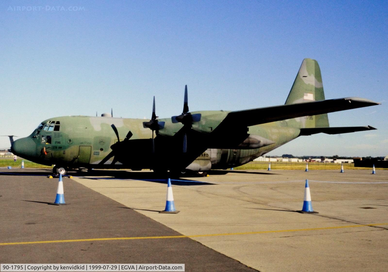 90-1795, 1990 Lockheed C-130H Hercules C/N 382-5248, On static display at the 1999 RIAT.
Ohio ANG