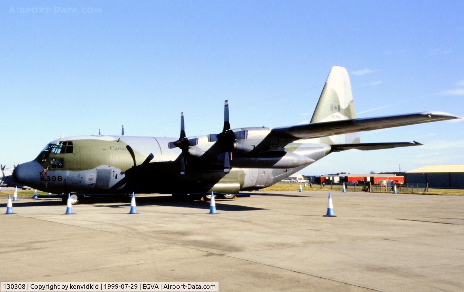 130308, 1965 Lockheed CC-130E Hercules C/N 382-4042, On static display at the 1999 RIAT.