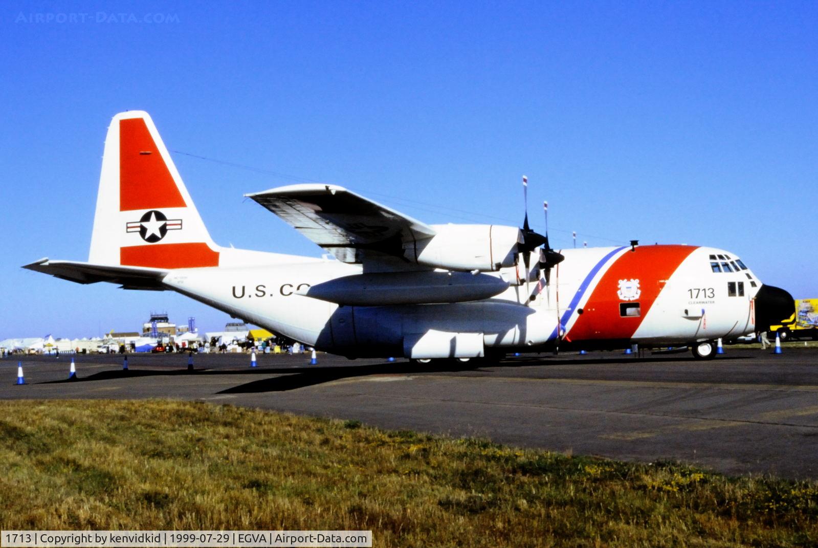 1713, 1984 Lockheed HC-130H Hercules C/N 382-5034, On static display at the 1999 RIAT.