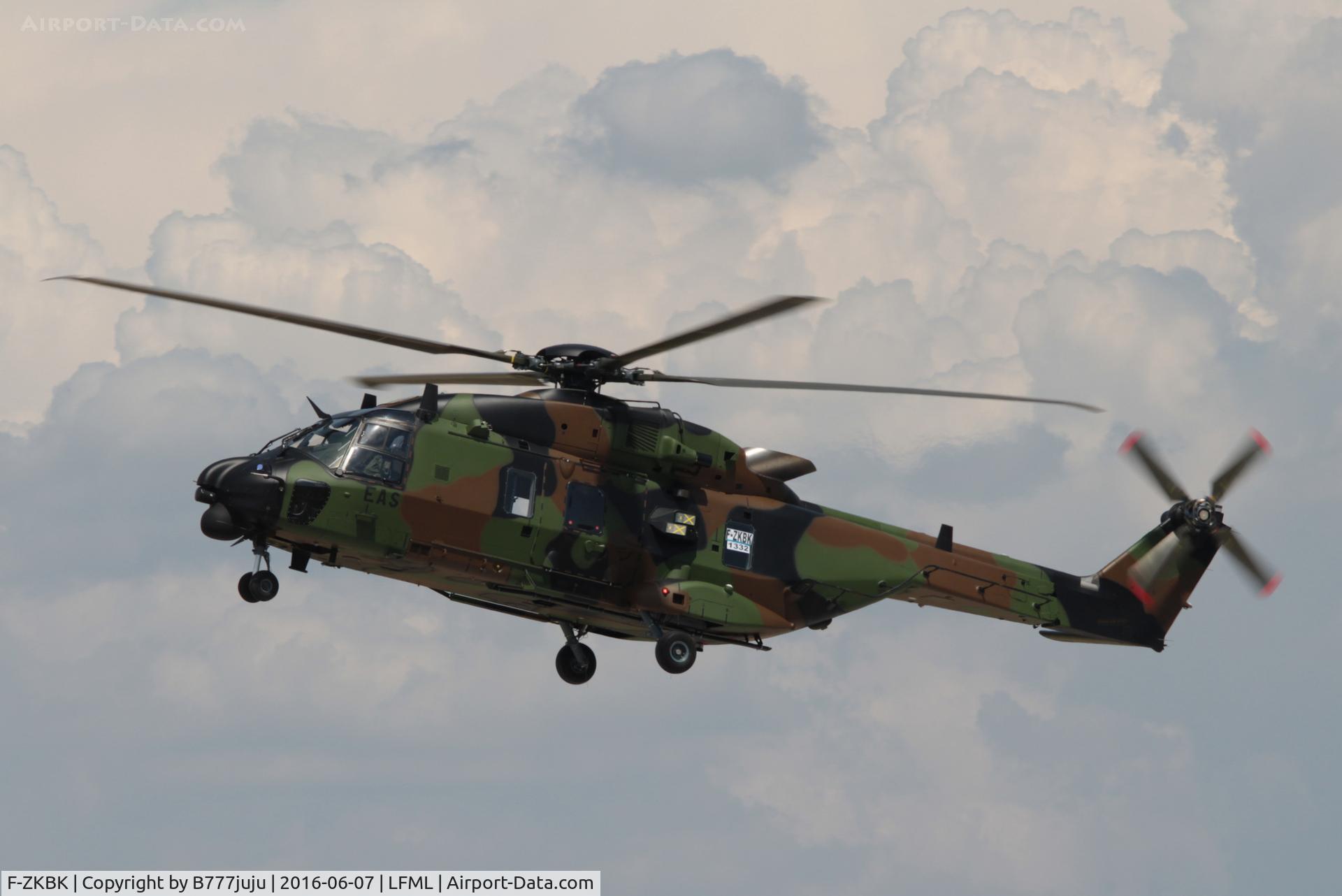 F-ZKBK, 2016 NHI NH-90 TTH Caiman C/N 1332, test flight