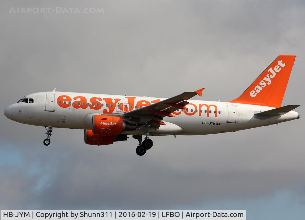 HB-JYM, 2011 Airbus A319-111 C/N 4667, Landing rwy 32L