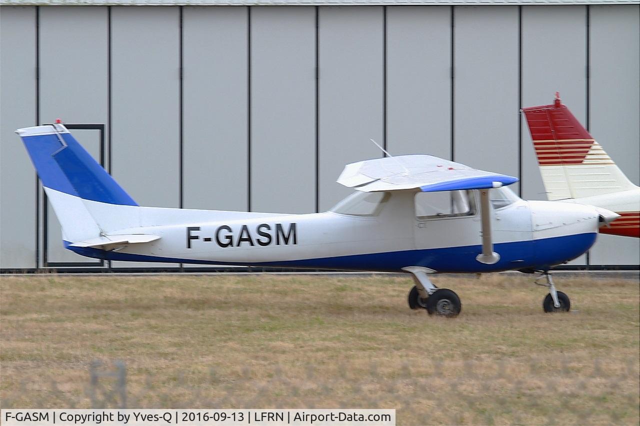F-GASM, Reims F150M C/N 1401, Reims F150M, Rennes St Jacques flying club Parking (LFRN-RNS)
