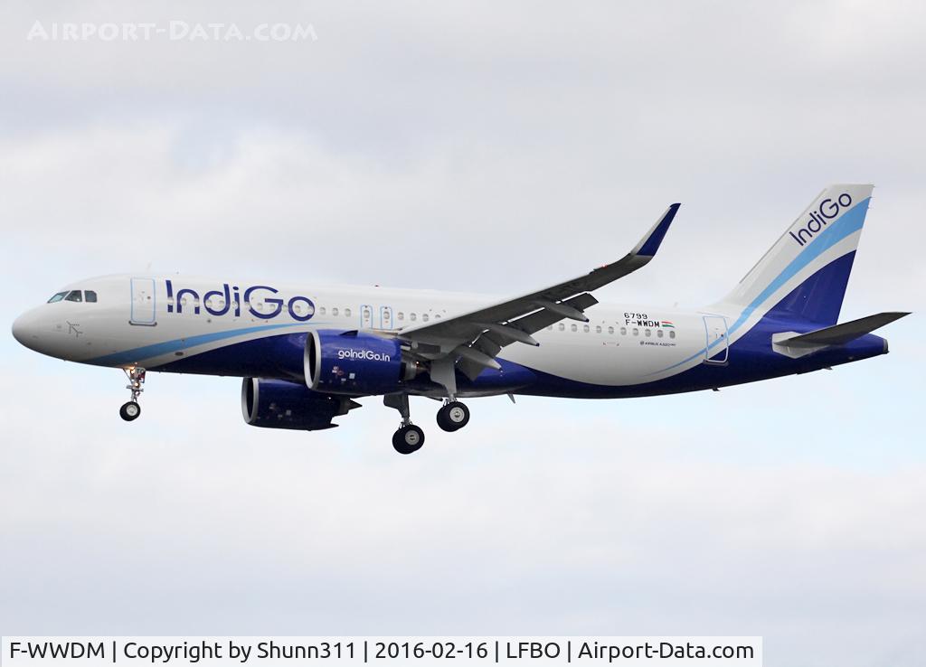 F-WWDM, 2015 Airbus A320-271N C/N 6799, C/n 6799 - To be VT-ITC