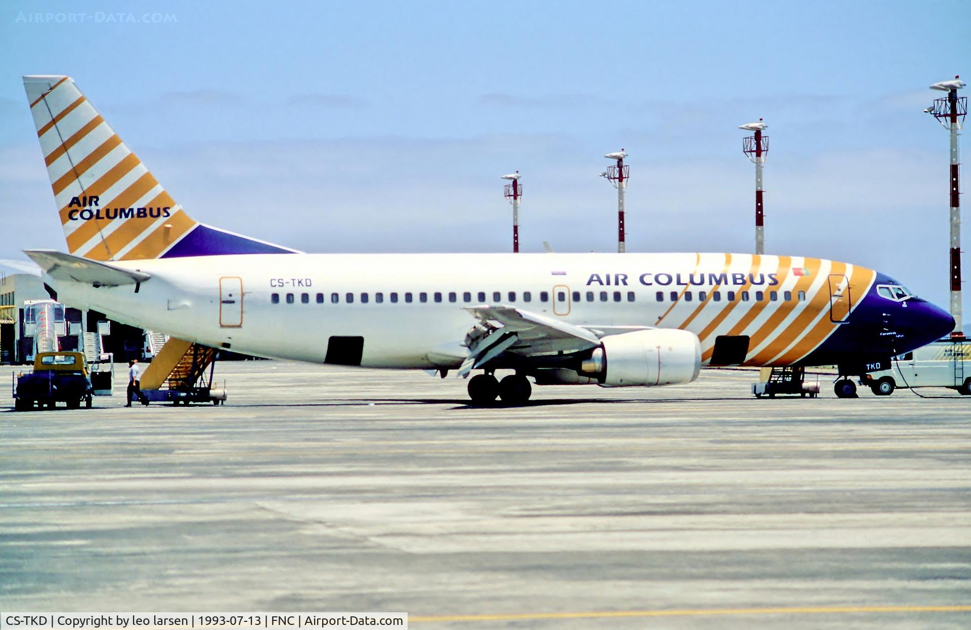 CS-TKD, 1987 Boeing 737-33A C/N 23827, FNC 13.7.93