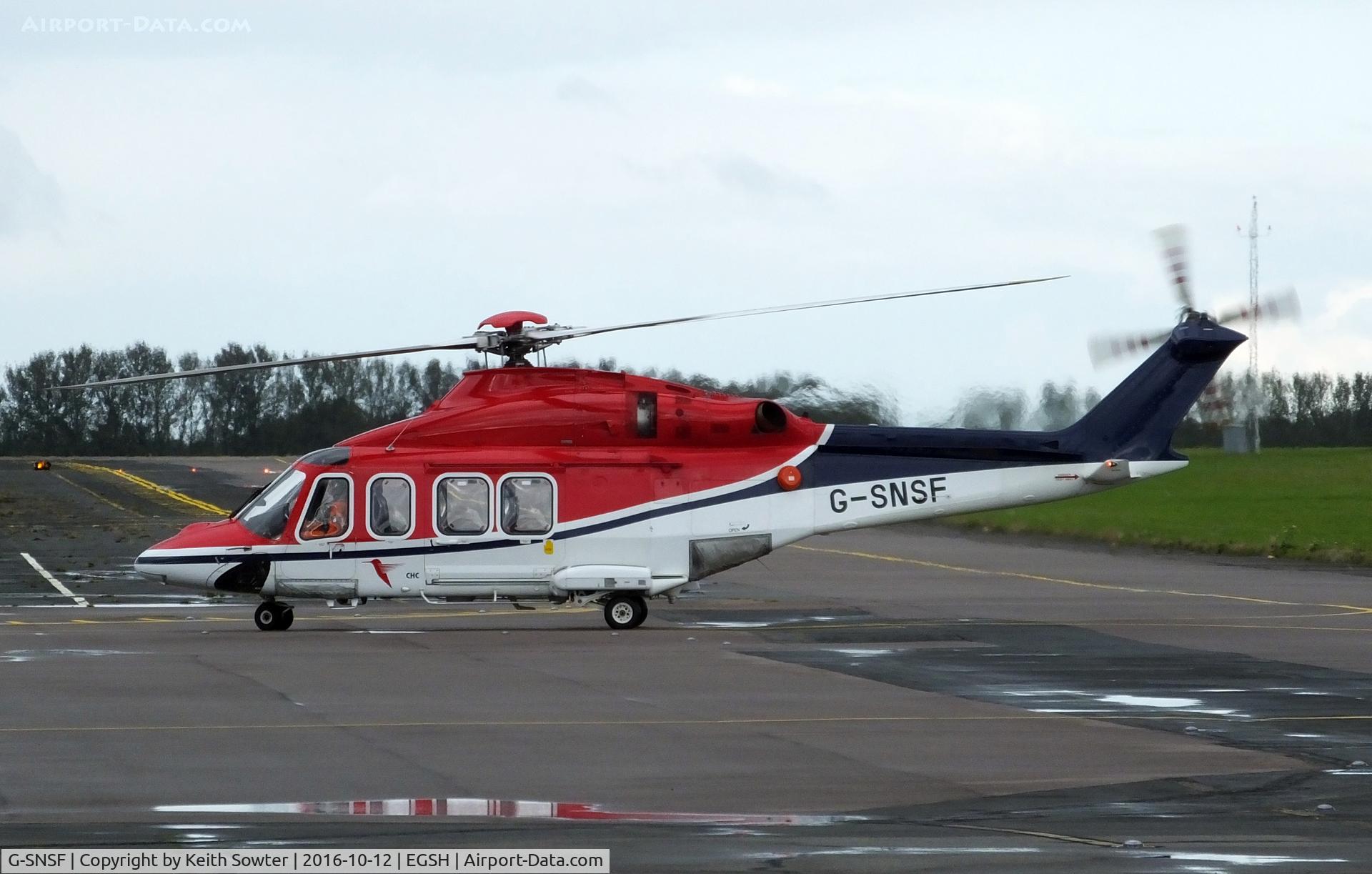 G-SNSF, 2012 AgustaWestland AW-139 C/N 31407, Taxying in