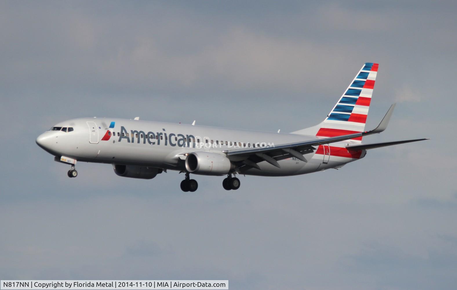 N817NN, 2009 Boeing 737-823 C/N 29558, American