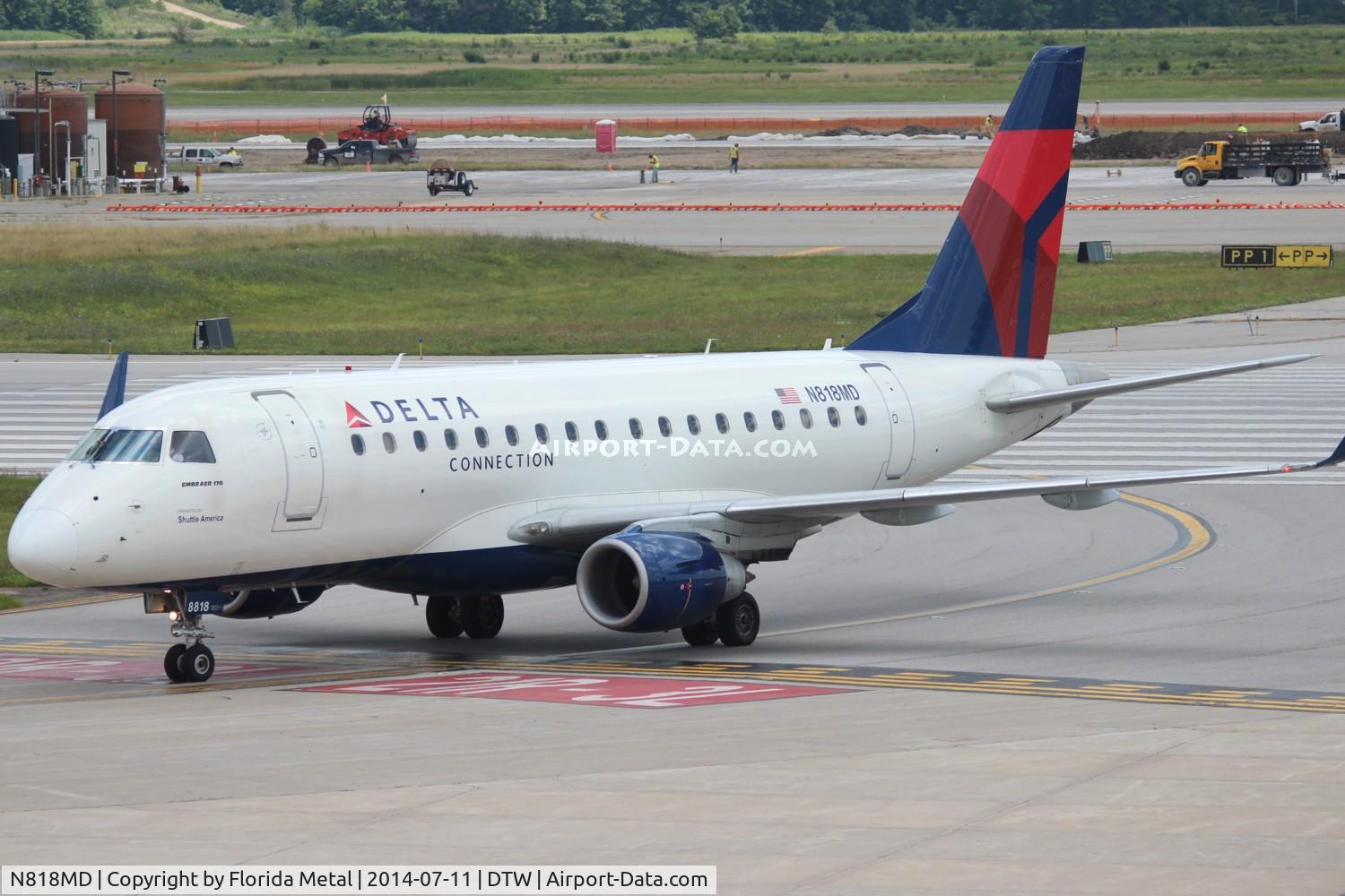 N818MD, 2004 Embraer 170SU (ERJ-170-100SU) C/N 17000039, Delta Connection