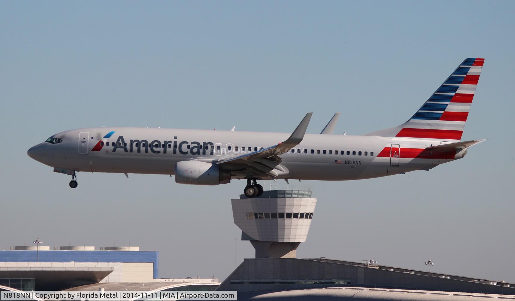 N818NN, 2009 Boeing 737-823 C/N 30910, American