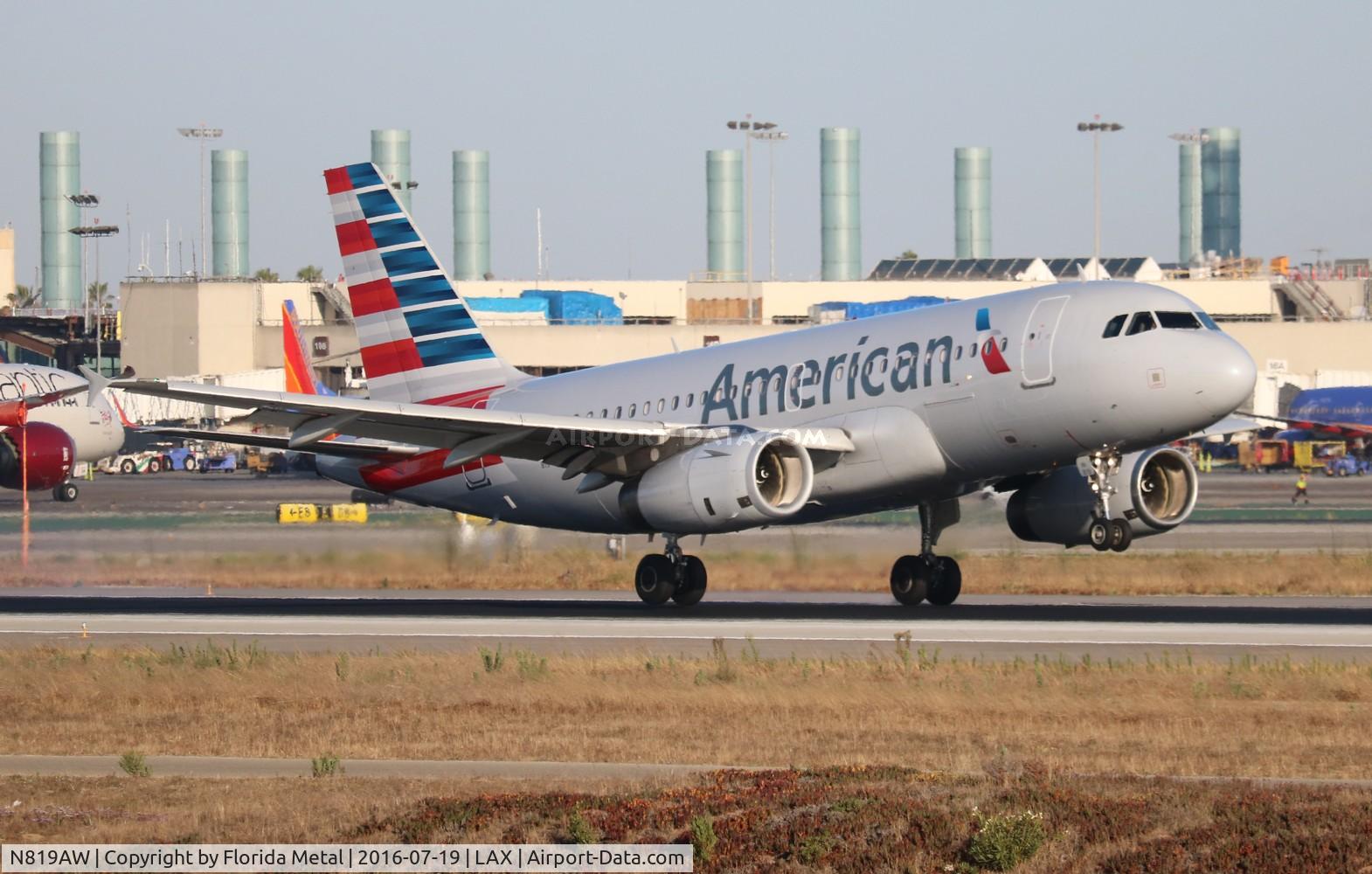 N819AW, 2000 Airbus A319-132 C/N 1395, American