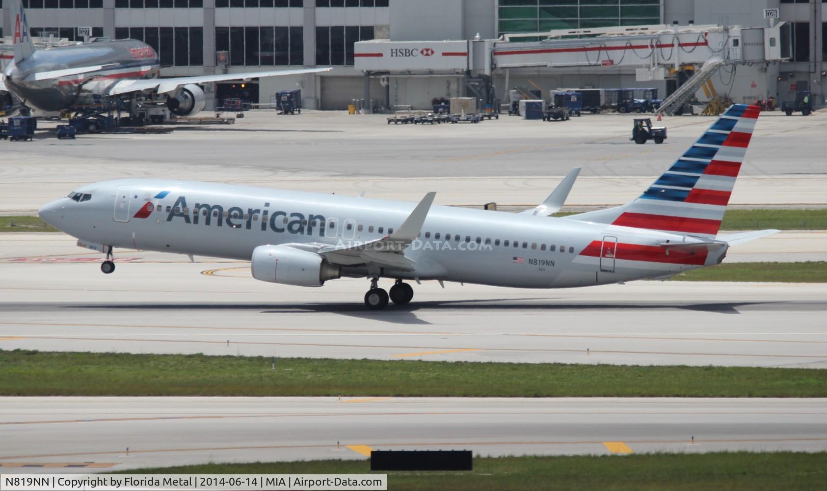 N819NN, 2009 Boeing 737-823 C/N 31083, American