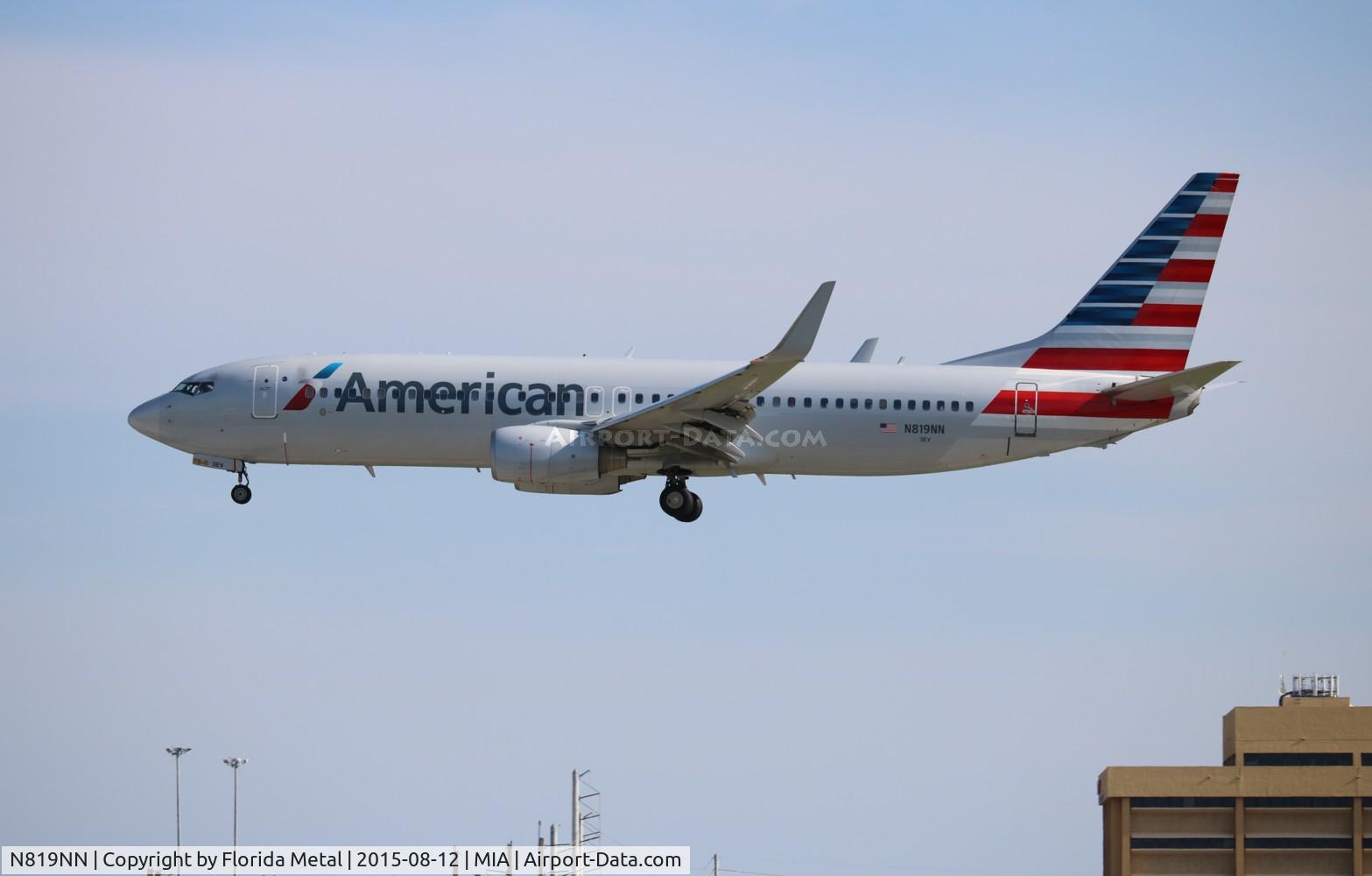 N819NN, 2009 Boeing 737-823 C/N 31083, American