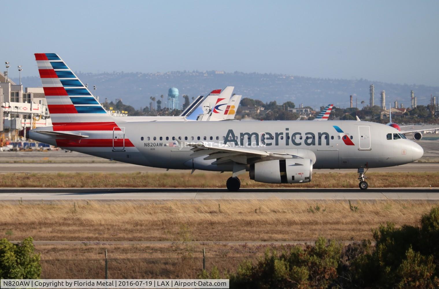 N820AW, 2000 Airbus A319-132 C/N 1397, American