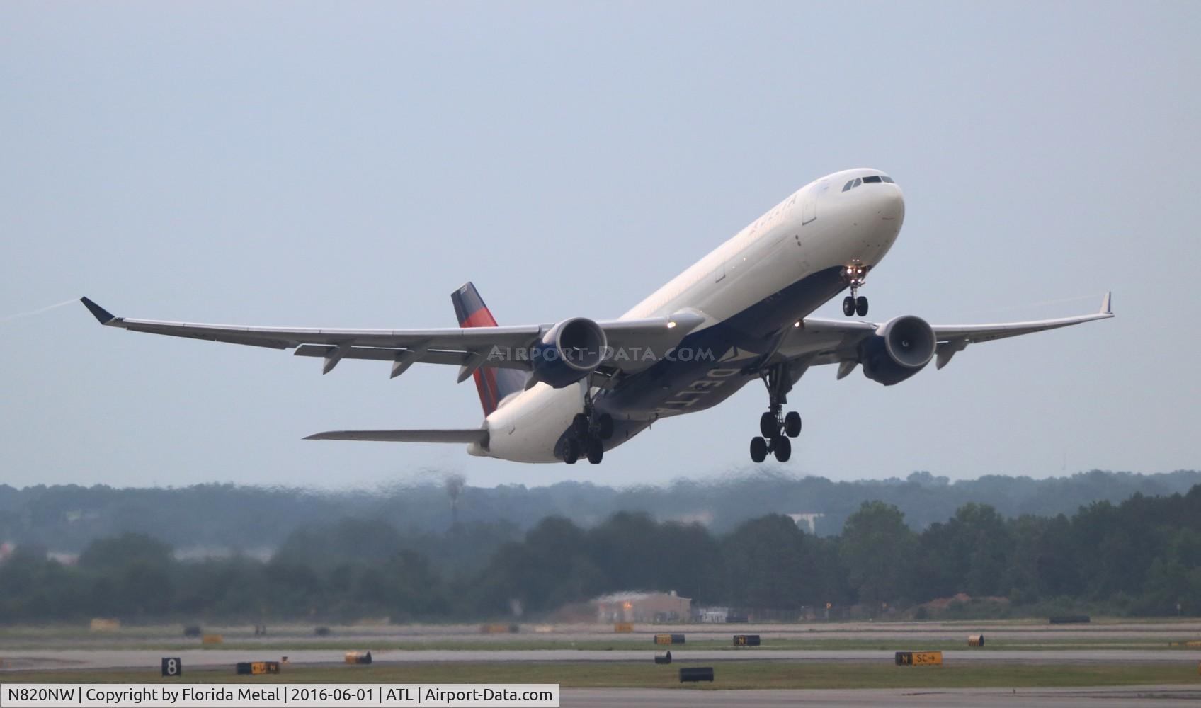 N820NW, 2007 Airbus A330-323 C/N 0859, Delta