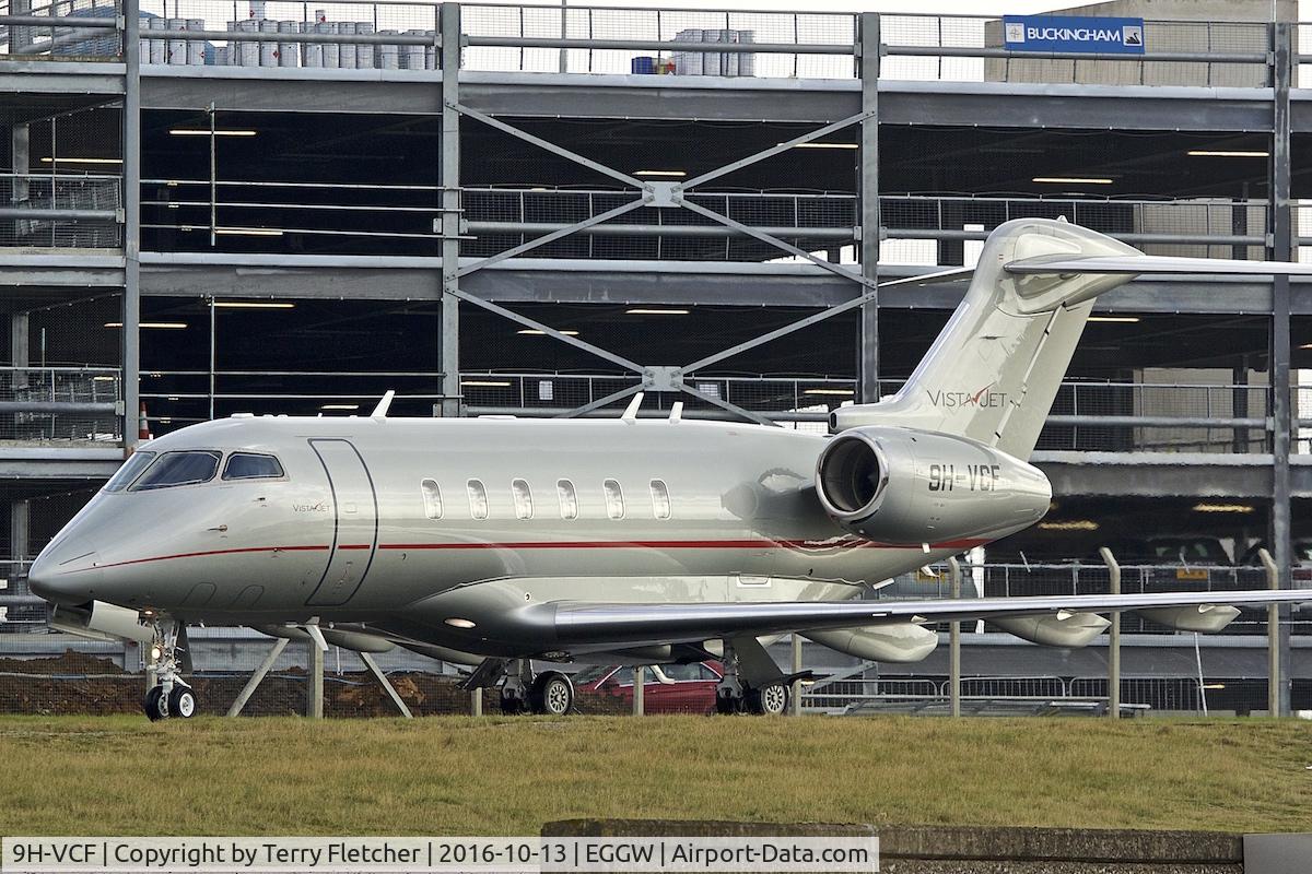 9H-VCF, 2014 Bombardier Challenger 350 (BD-100-1A10) C/N 20541, at Luton Airport