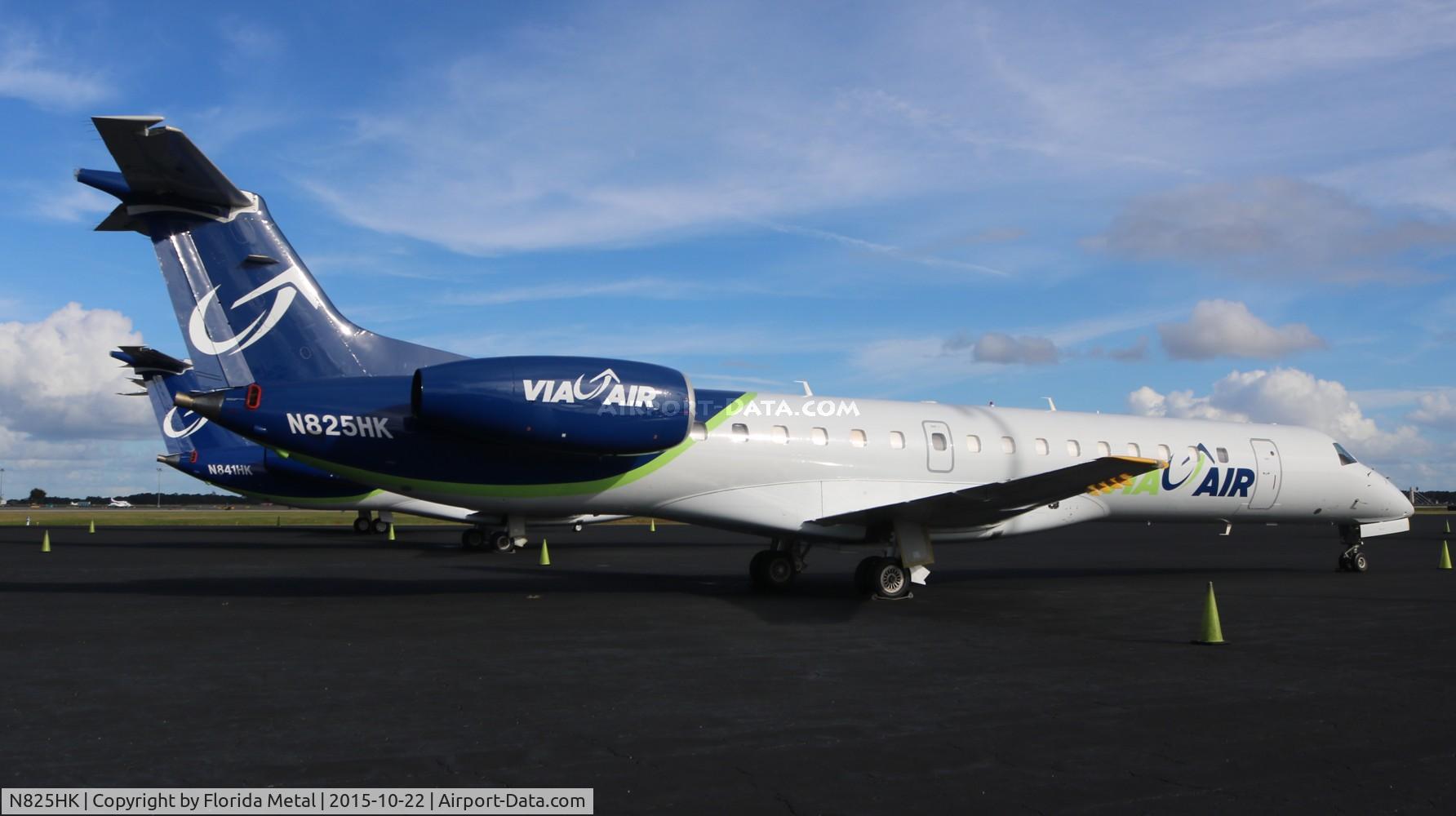 N825HK, 2001 Embraer EMB-145LU (ERJ-145LU) C/N 145510, Via Air