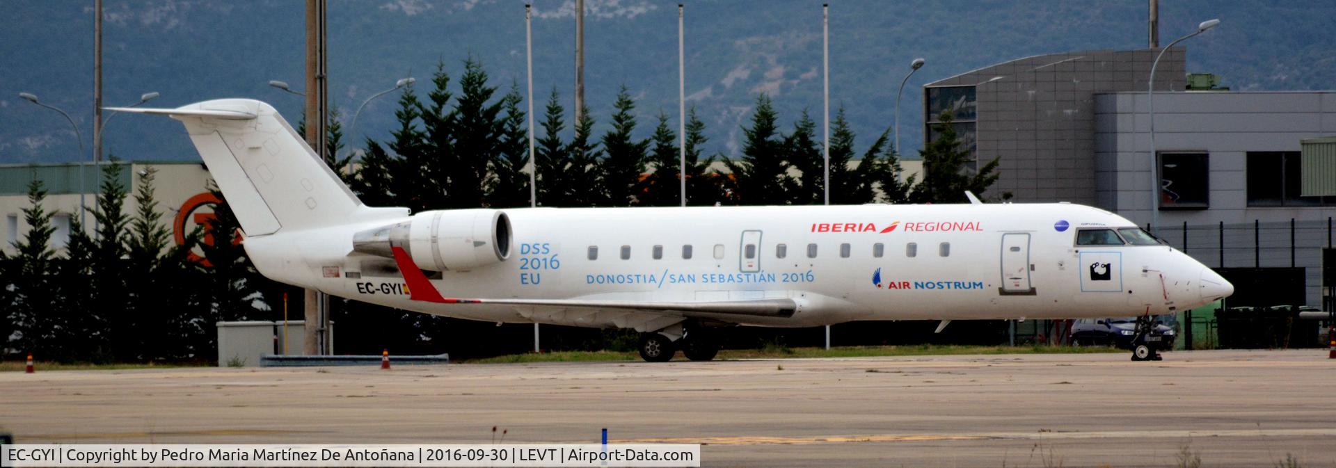 EC-GYI, 1998 Canadair CRJ-200ER (CL-600-2B19) C/N 7249, Foronda - Vitoria-Gasteiz - España