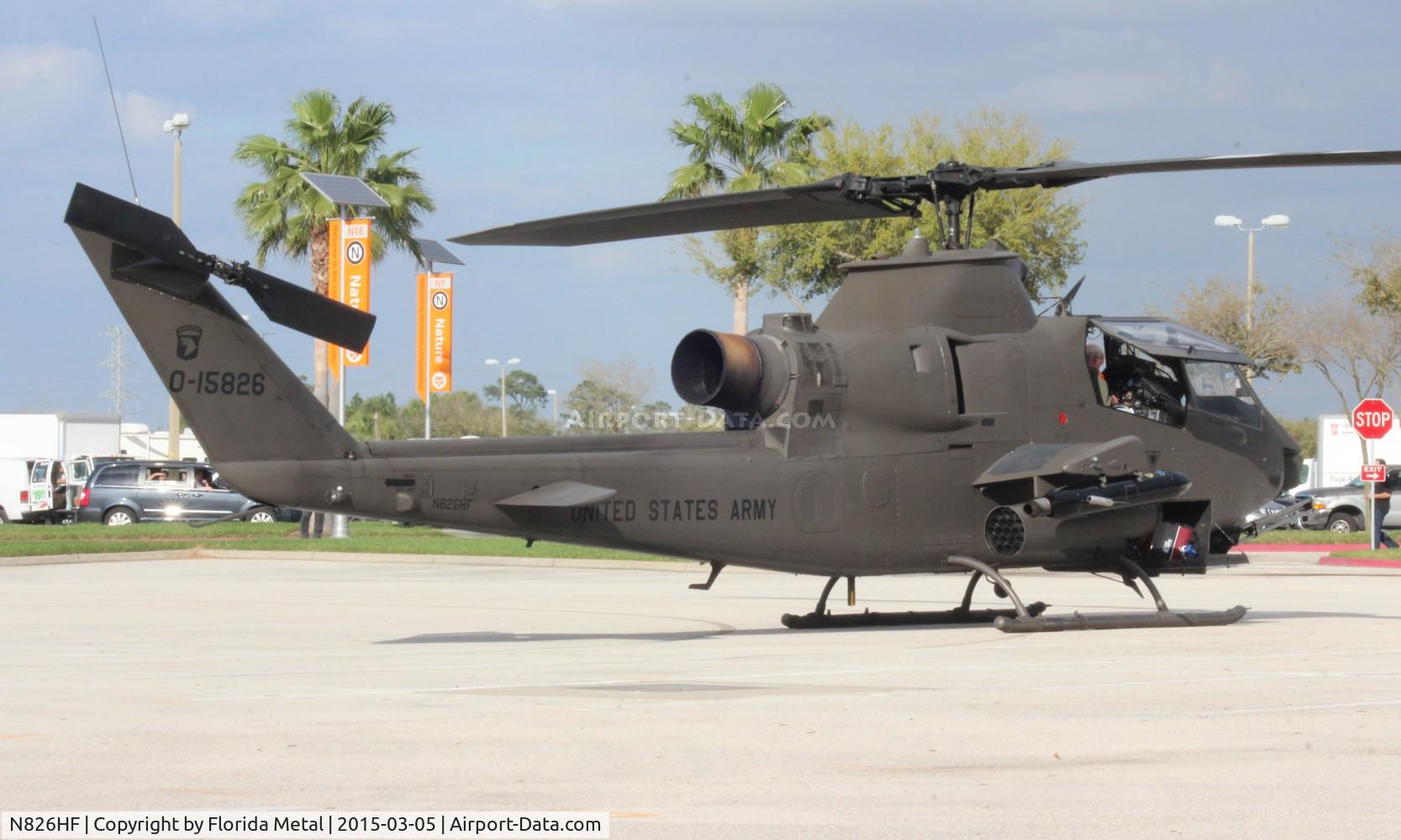 N826HF, 1967 Bell AH-1F Cobra C/N 67-15826, Cobra at Orlando Heliexpo
