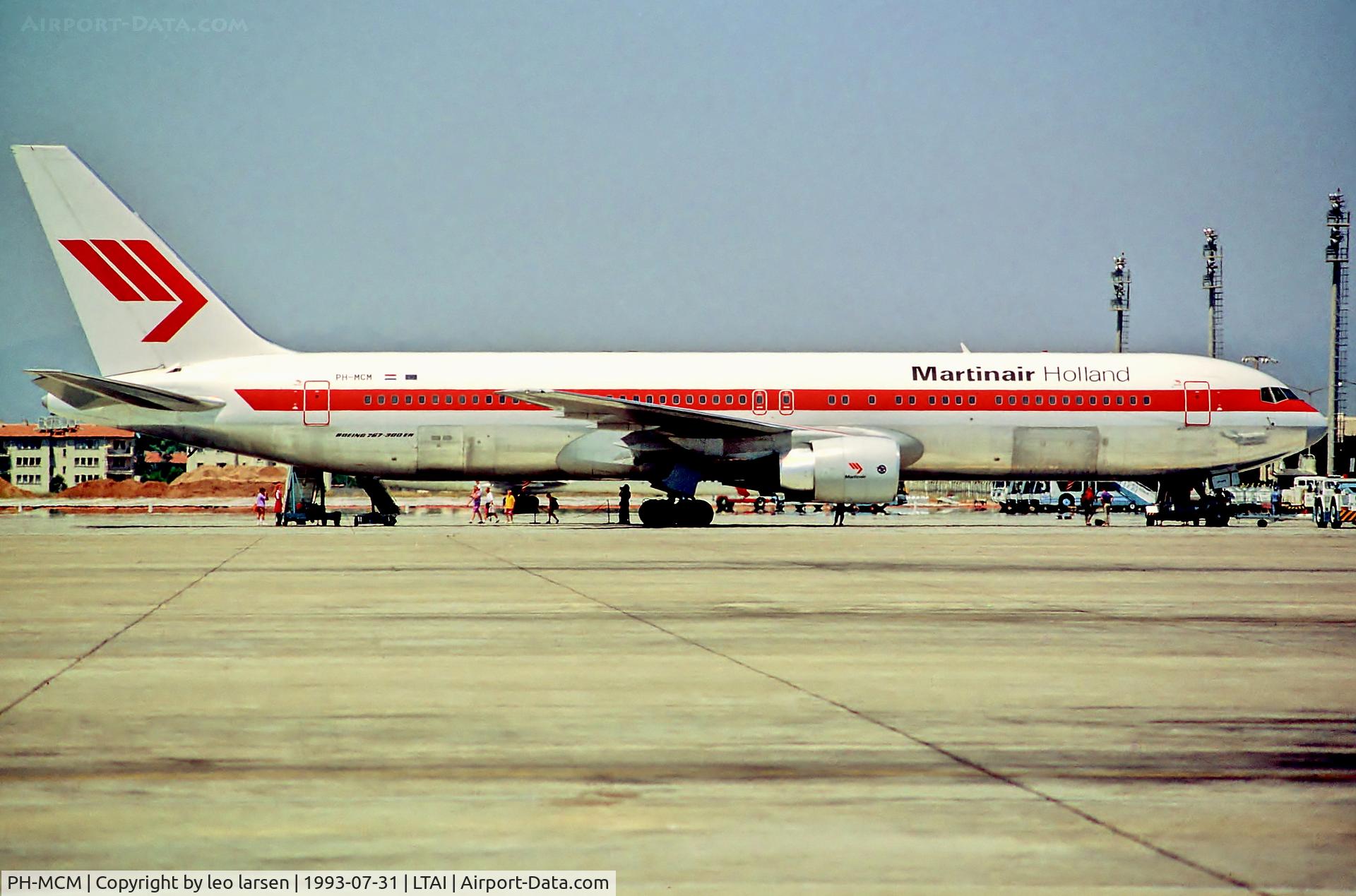 PH-MCM, 1992 Boeing 767-31A/ER C/N 26470, Antalya 31.7.93