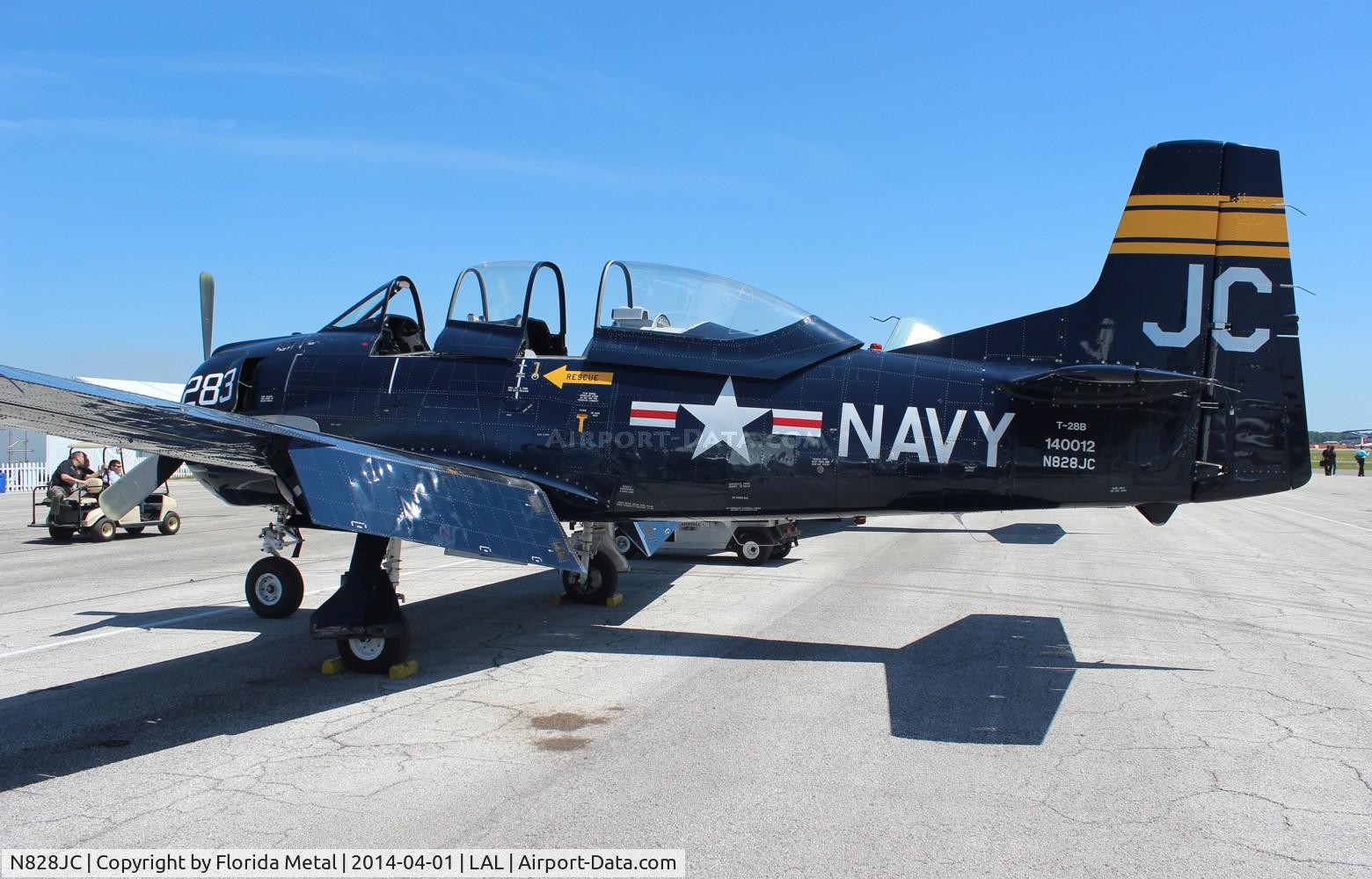 N828JC, 1955 North American T-28B Trojan C/N 219-11, T-28 Trojan