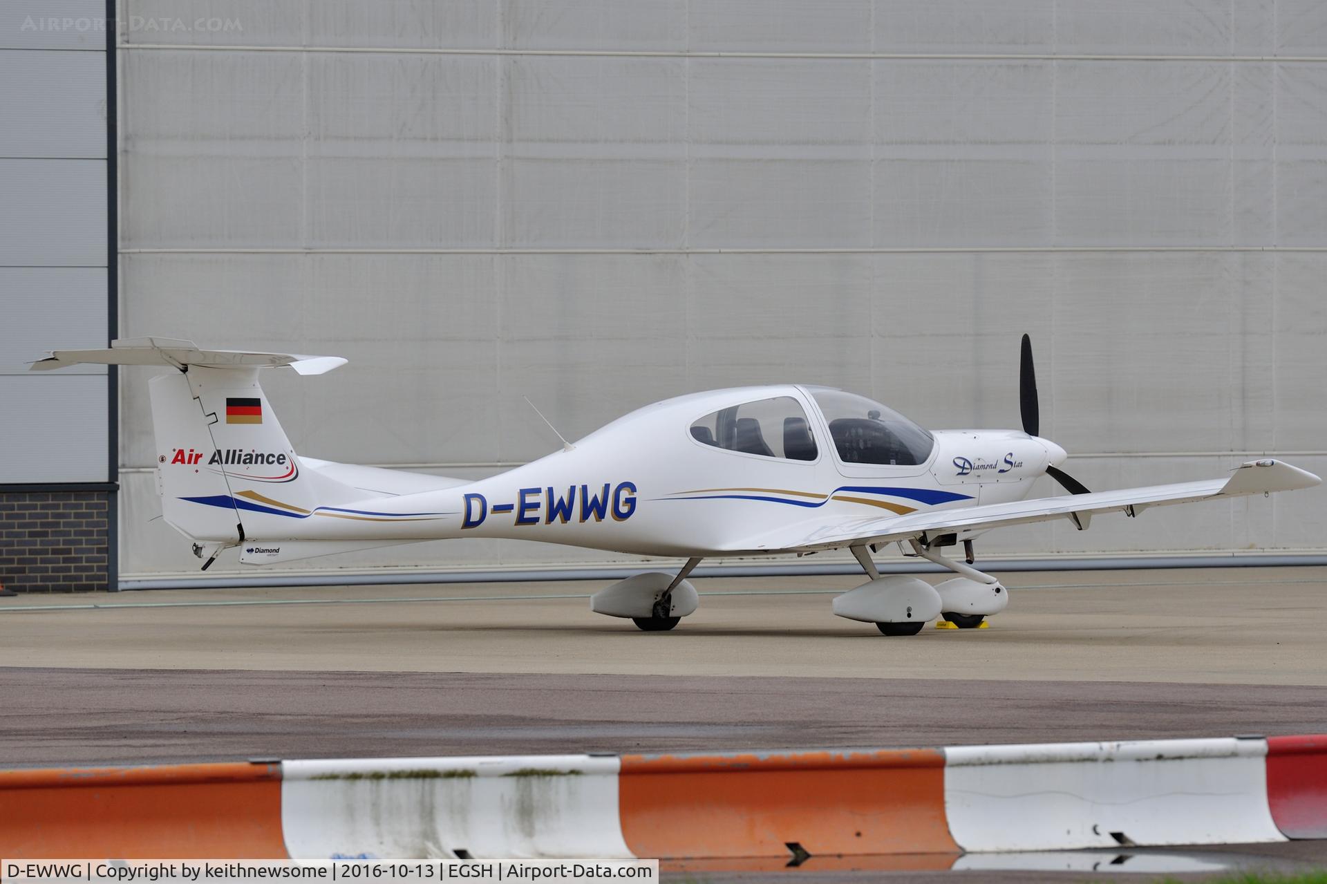 D-EWWG, Diamond DA-40 Diamond Star C/N 40.027, Nice Return Visitor.