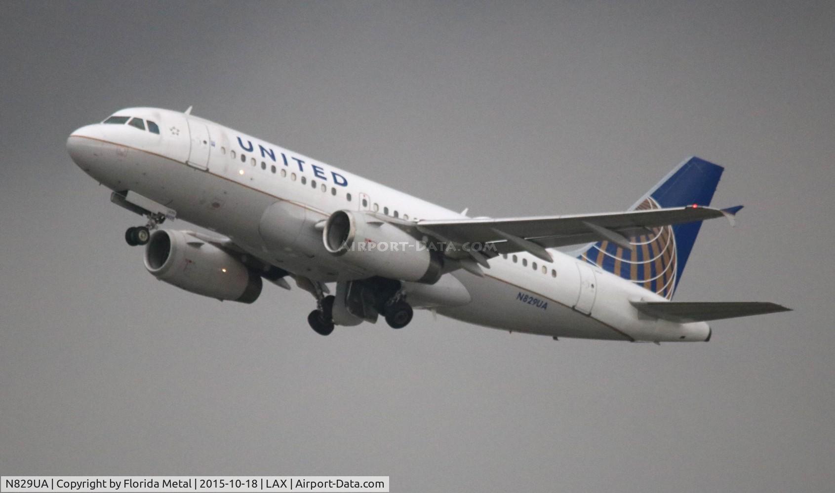 N829UA, 2000 Airbus A319-131 C/N 1211, United