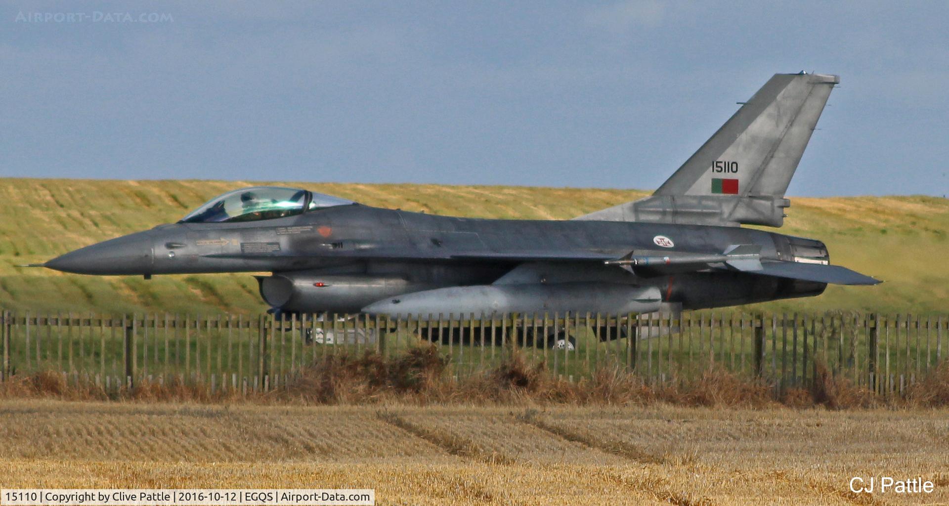 15110, General Dynamics F-16AM Fighting Falcon C/N AA-10, In action at RAF Lossiemouth EGQS during Exercise Joint Warrior 16-2
