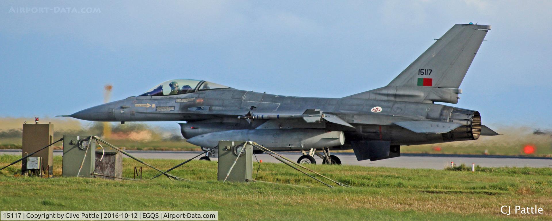 15117, 1993 Lockheed F-16AM Fighting Falcon C/N AA-16, In action at RAF Lossiemouth EGQS during Exercise Joint Warrior 16-2