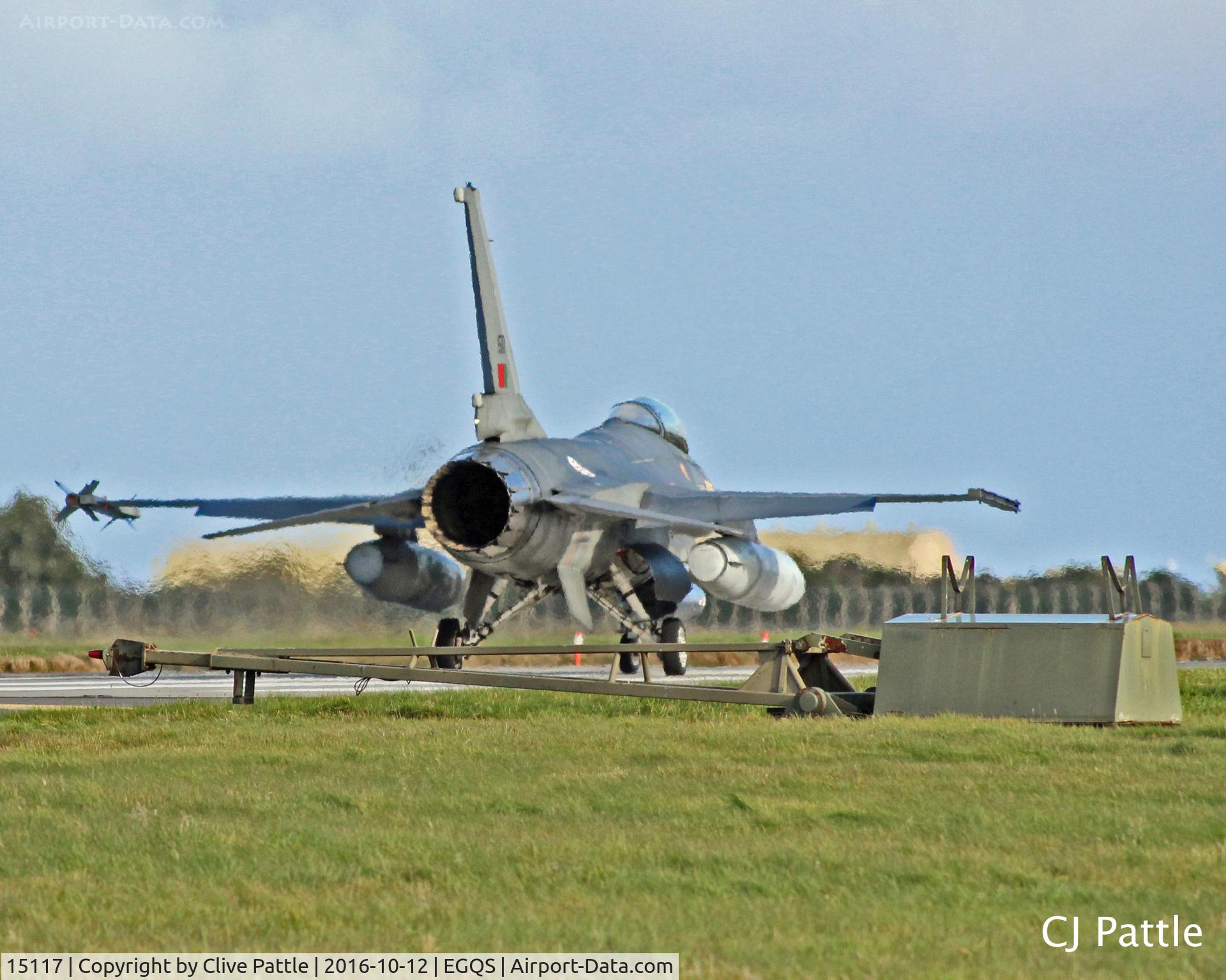 15117, 1993 Lockheed F-16AM Fighting Falcon C/N AA-16, In action at RAF Lossiemouth EGQS during Exercise Joint Warrior 16-2