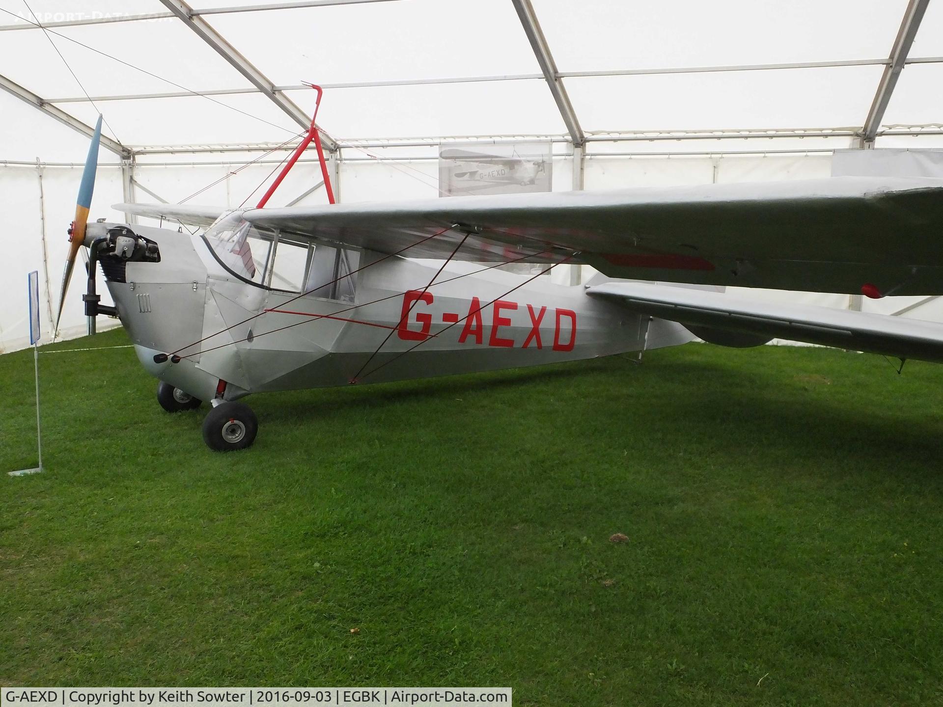 G-AEXD, 1937 Aeronca 100 C/N AB124, LAA Flyin