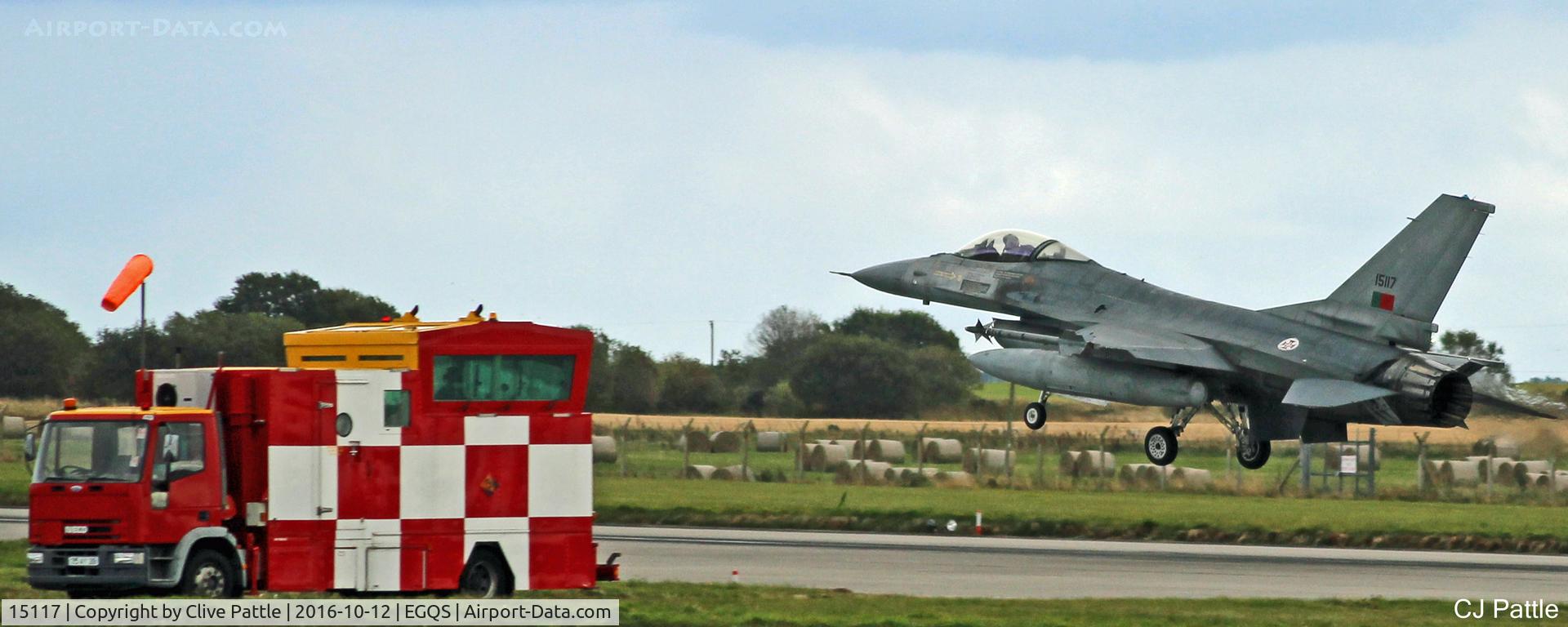 15117, 1993 Lockheed F-16AM Fighting Falcon C/N AA-16, In action at RAF Lossiemouth EGQS during Exercise Joint Warrior 16-2