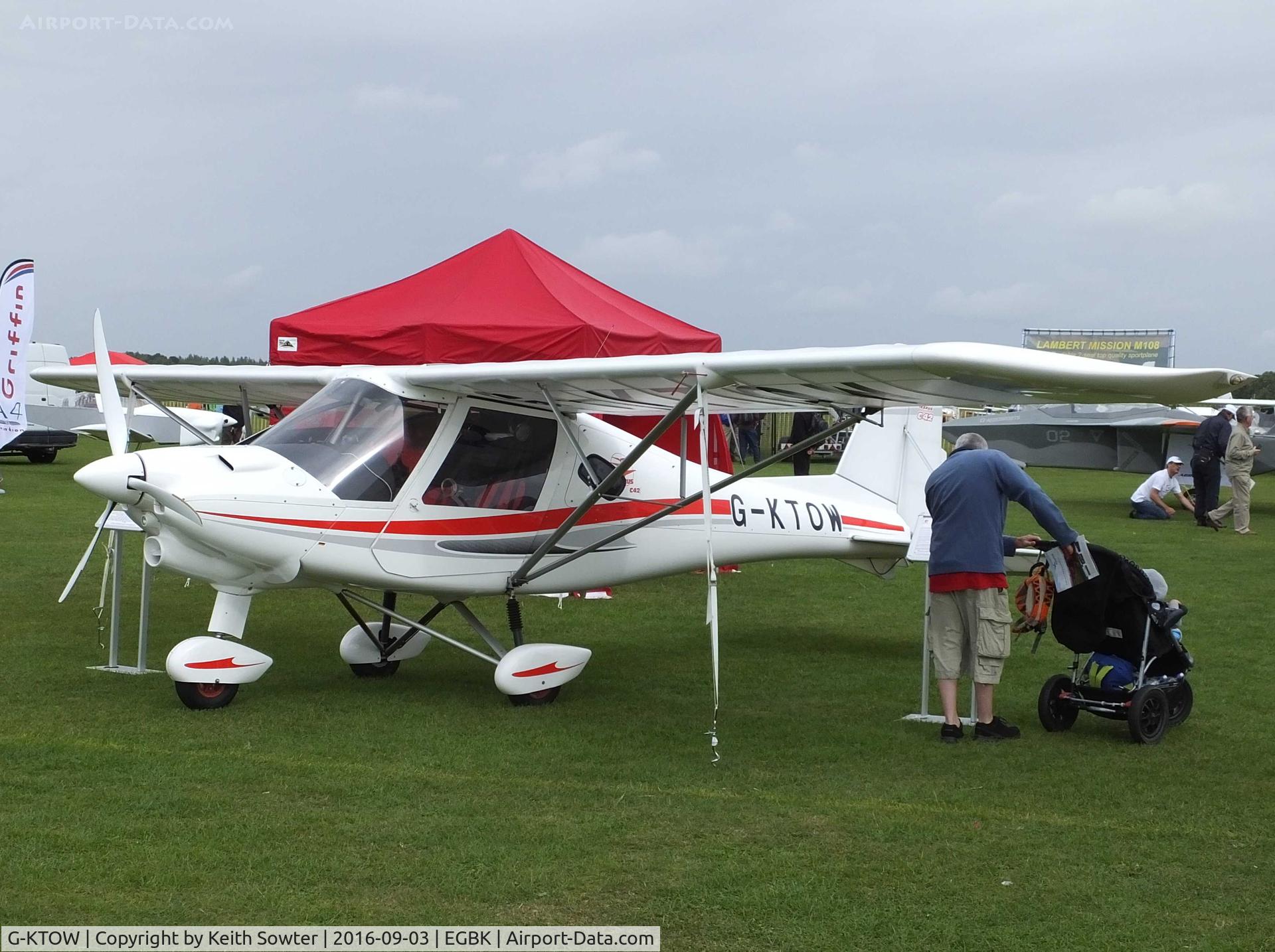 G-KTOW, 2013 Comco Ikarus C42 FB100 Bravo C/N 1311-7287, LAA Flyin